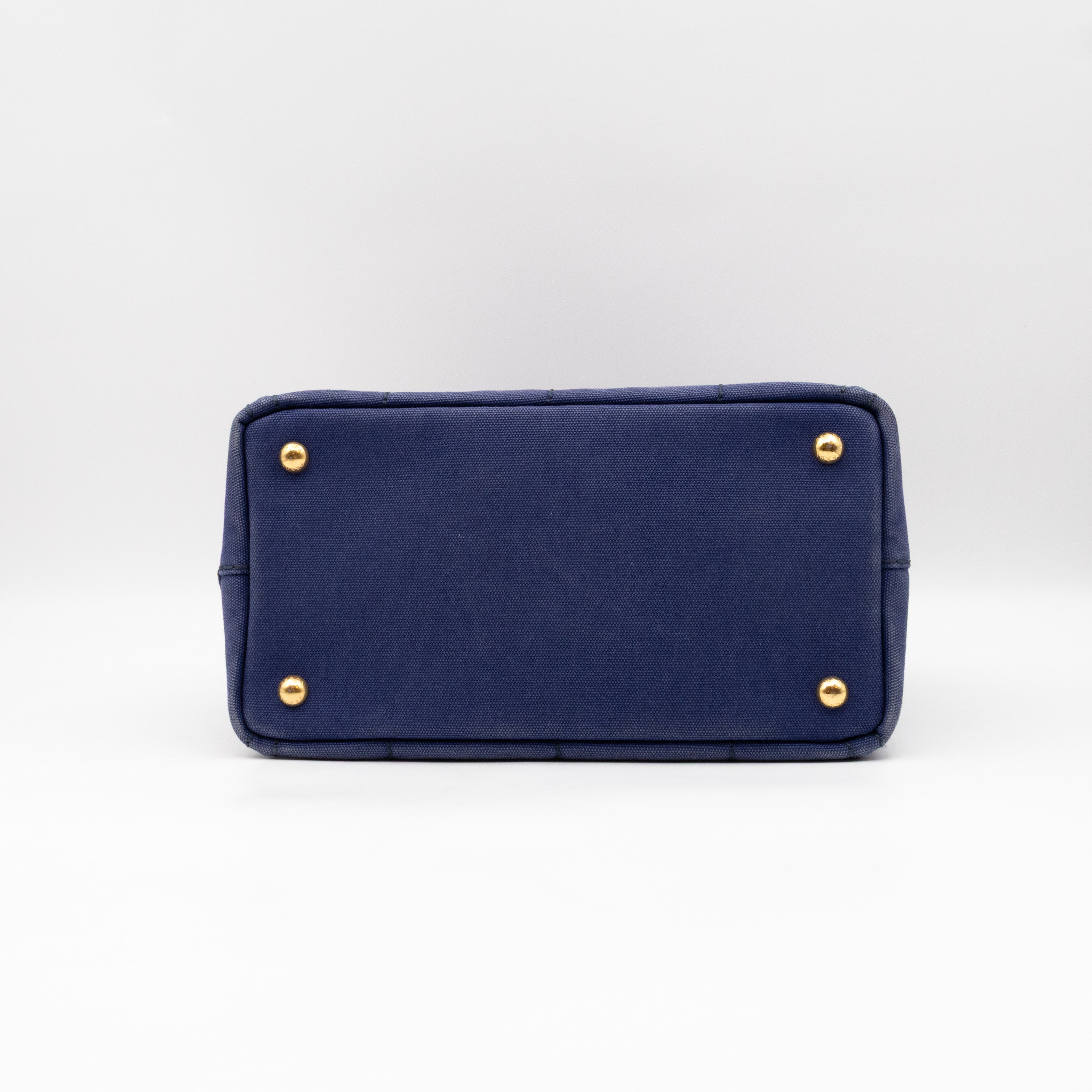 Canapa Tote Bag Blue Jacquard