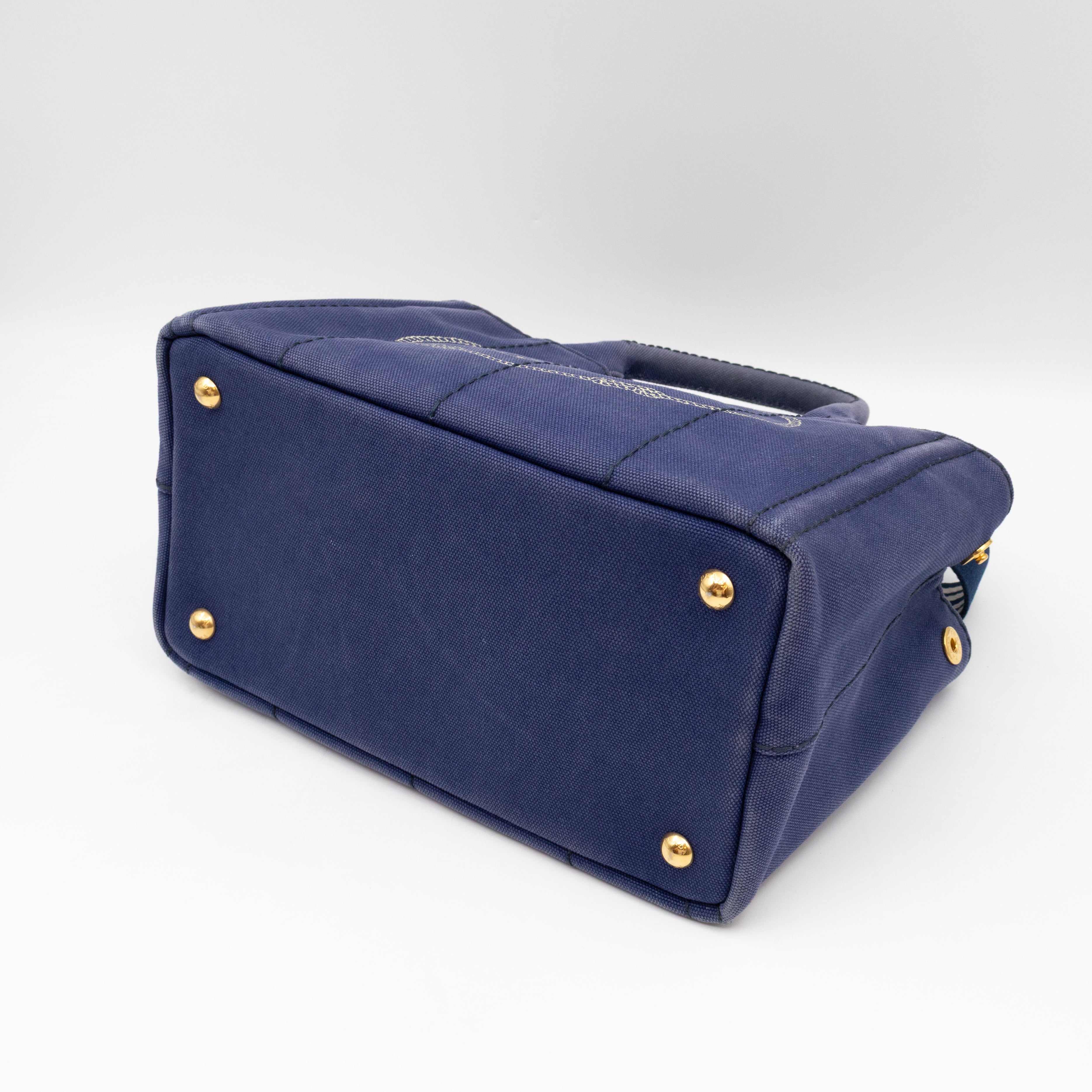 Canapa Tote Bag Blue Jacquard