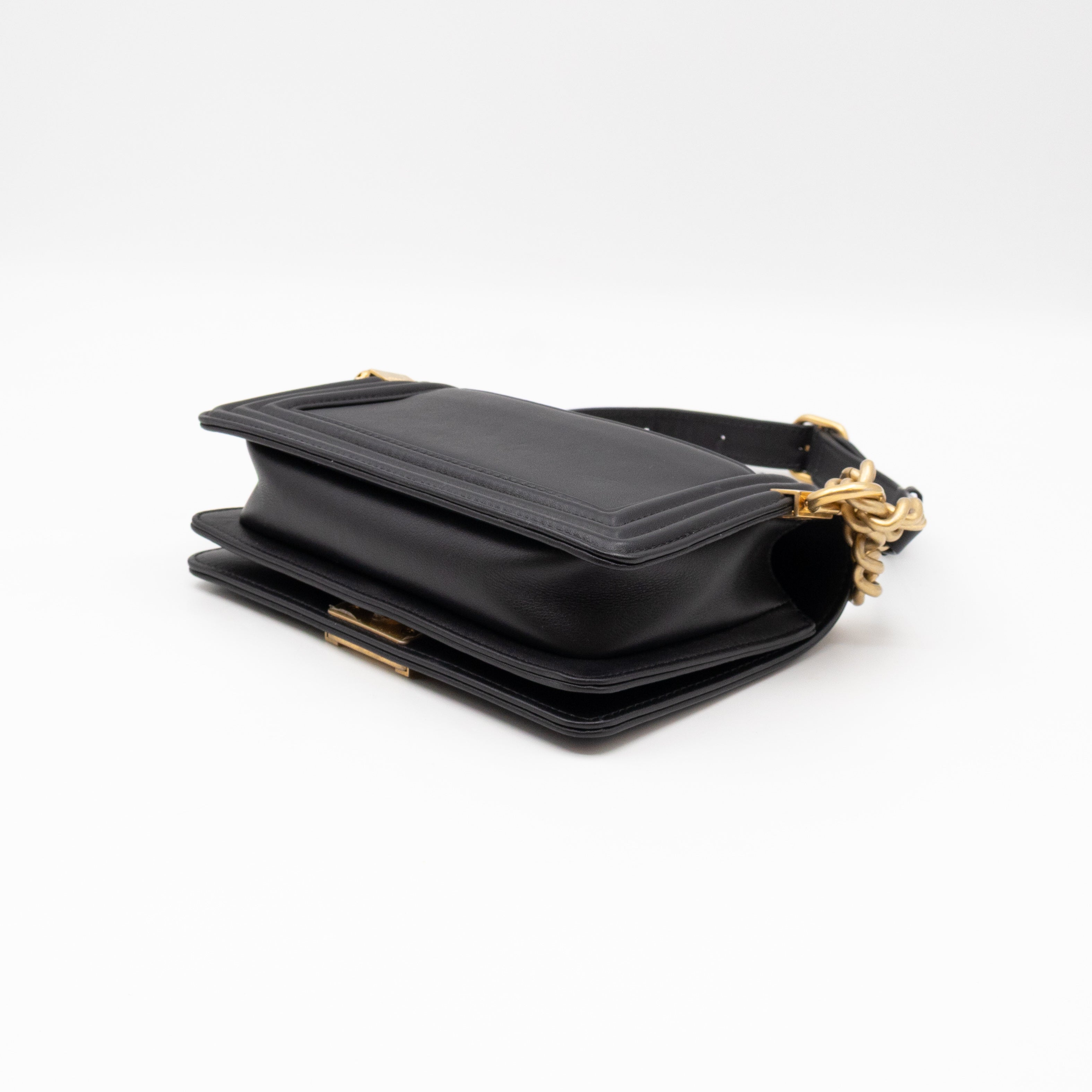 Boy Belt Bag By The Sea Chevron Embroidered Black Leather