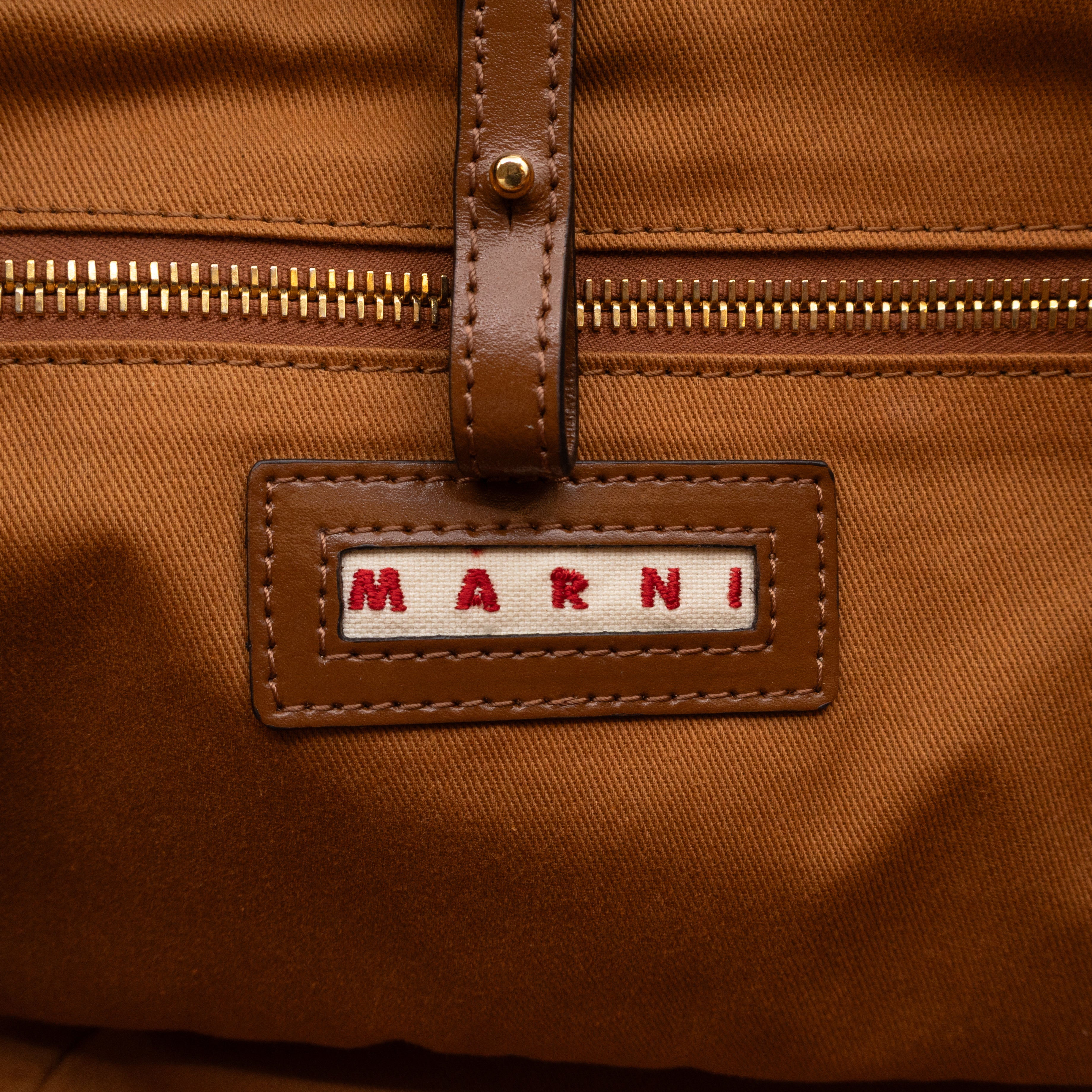 Tropicalia Small Bag Brown Leather & Raffia-effect Fabric