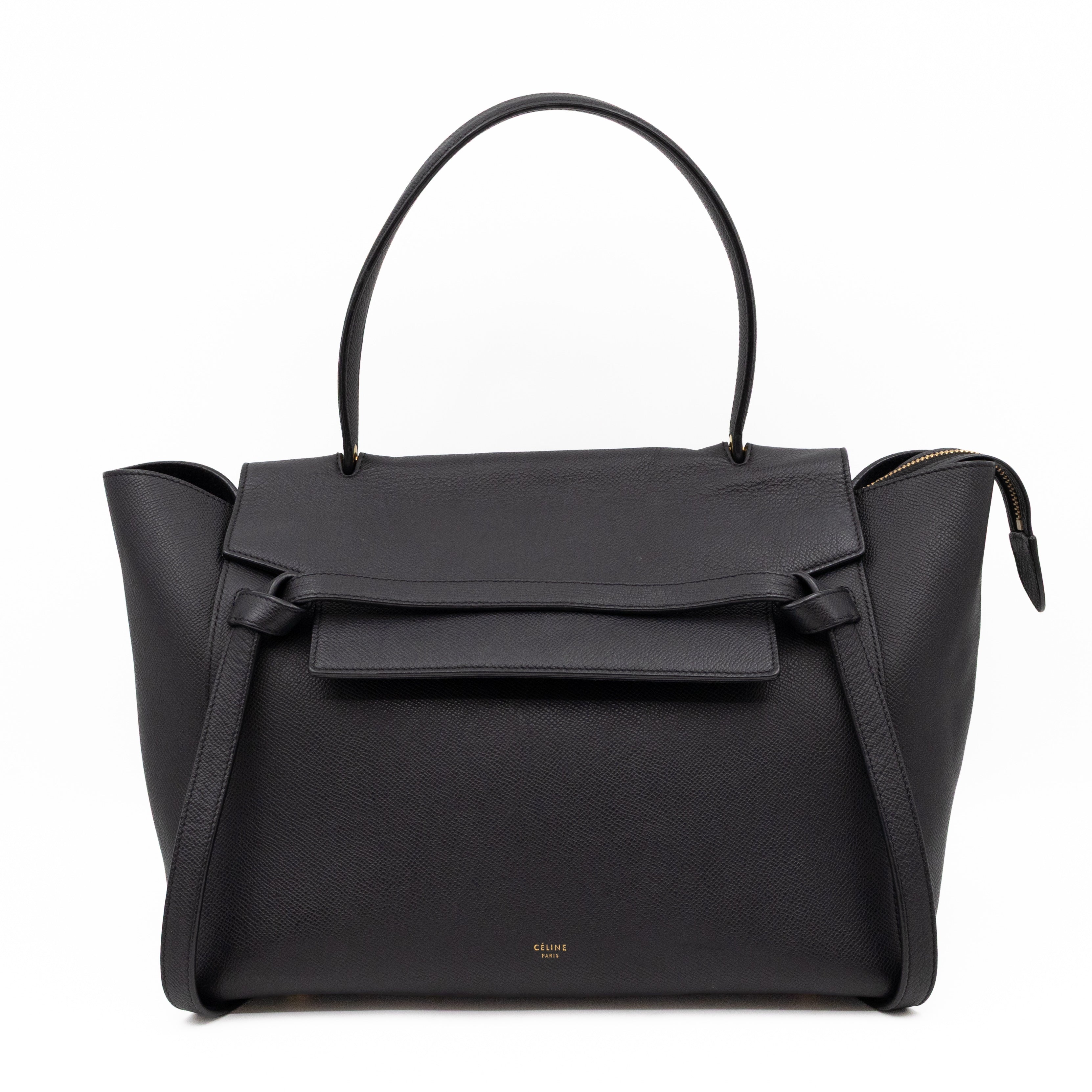Small Belt Bag Black Leather