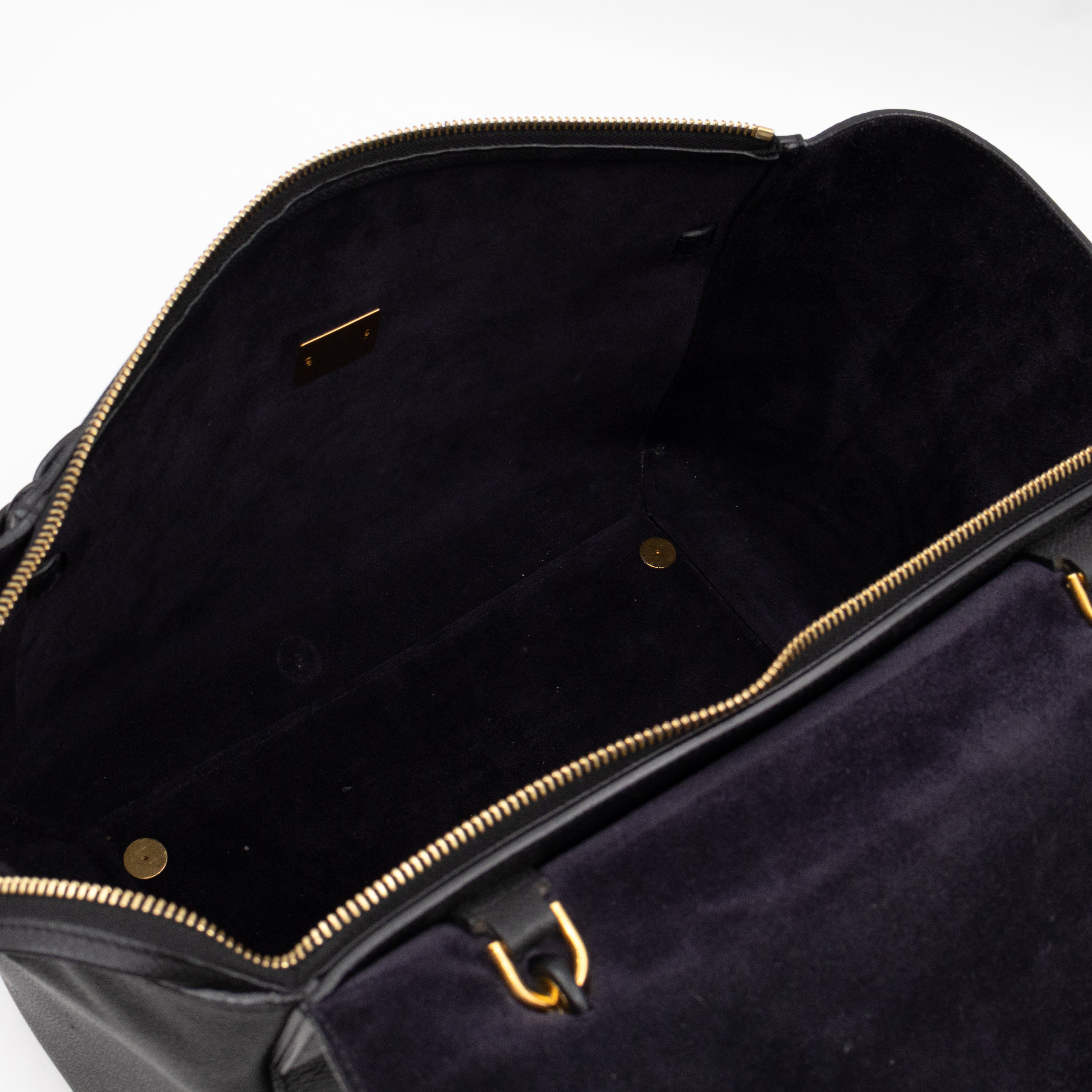 Small Belt Bag Black Leather