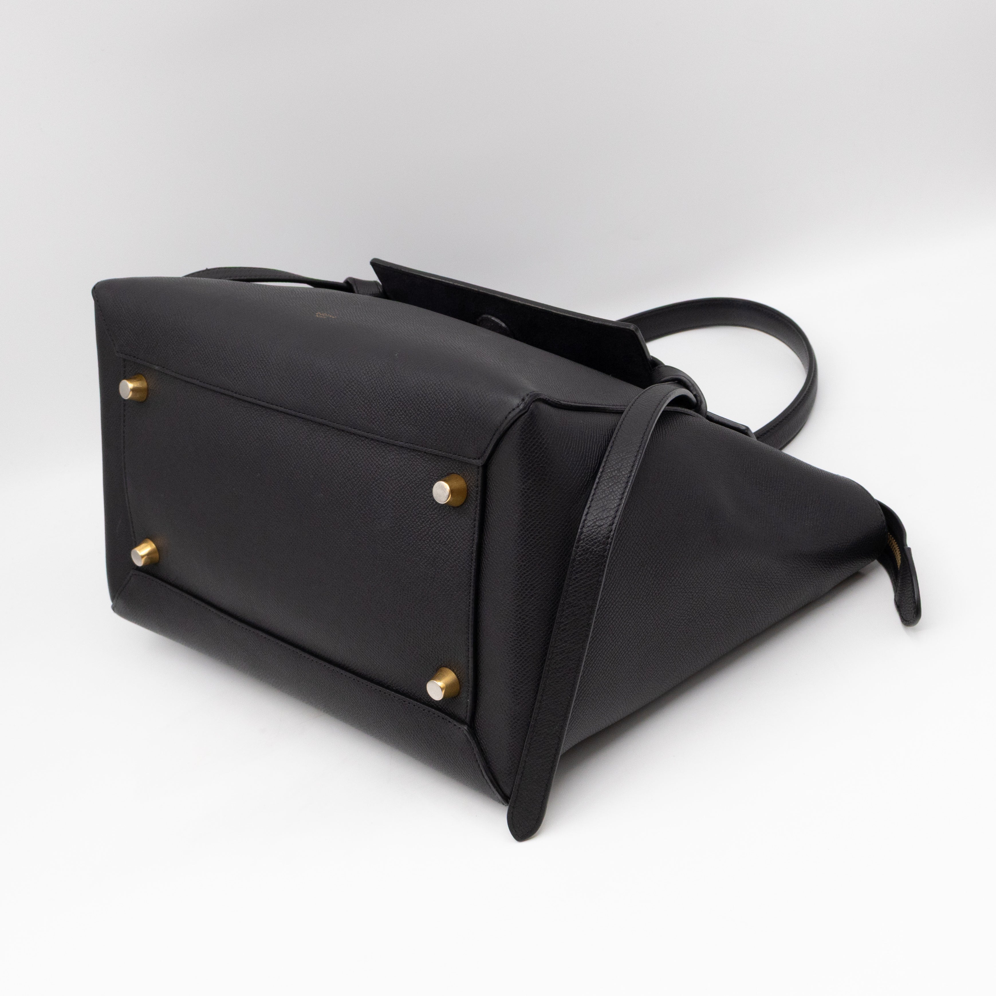 Small Belt Bag Black Leather