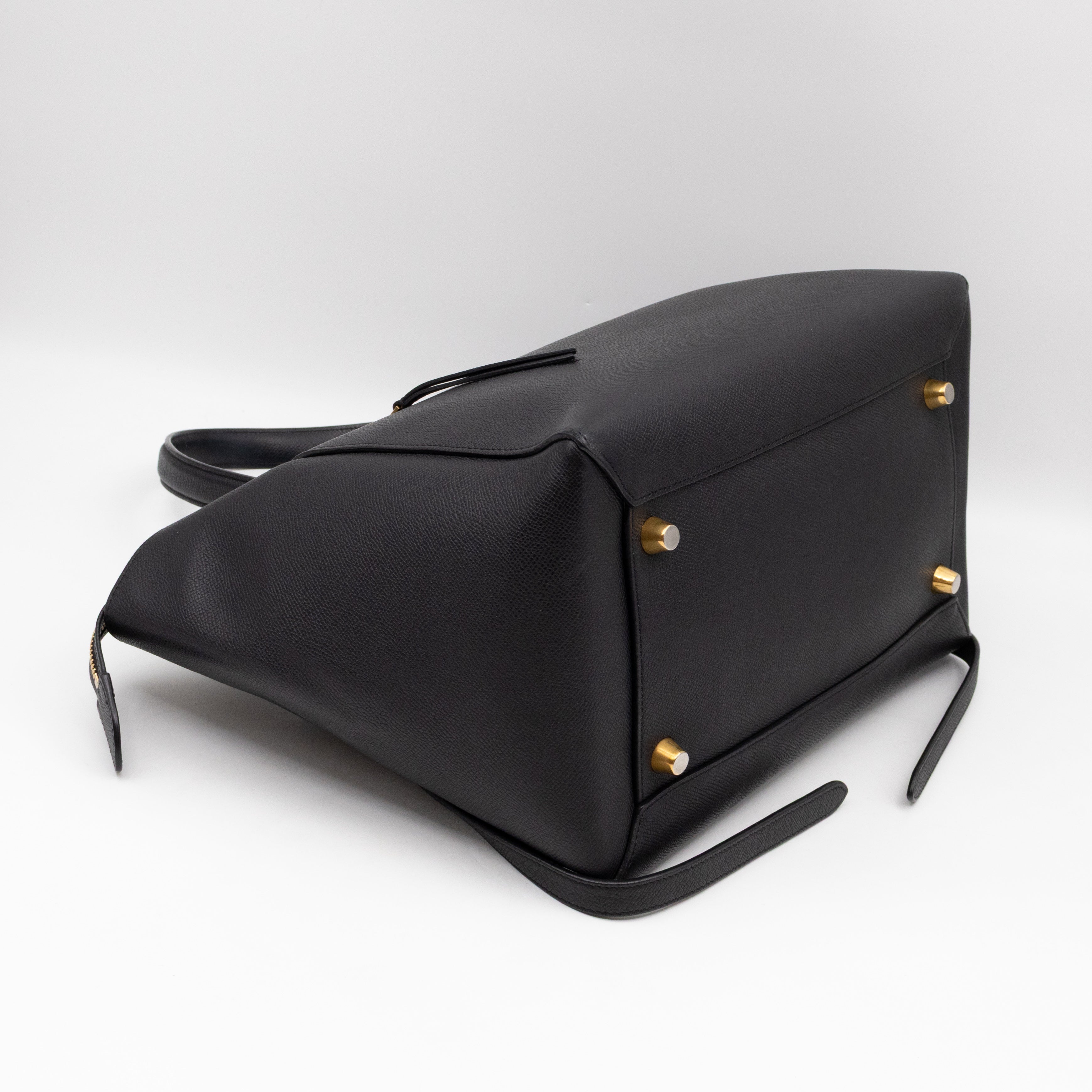 Small Belt Bag Black Leather