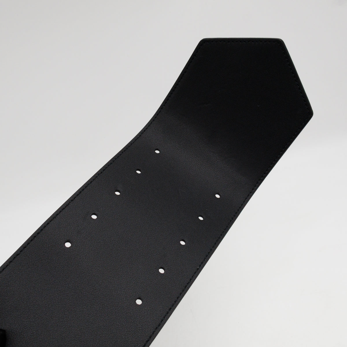 Wide Belt Black Patent Leather 85 / 34