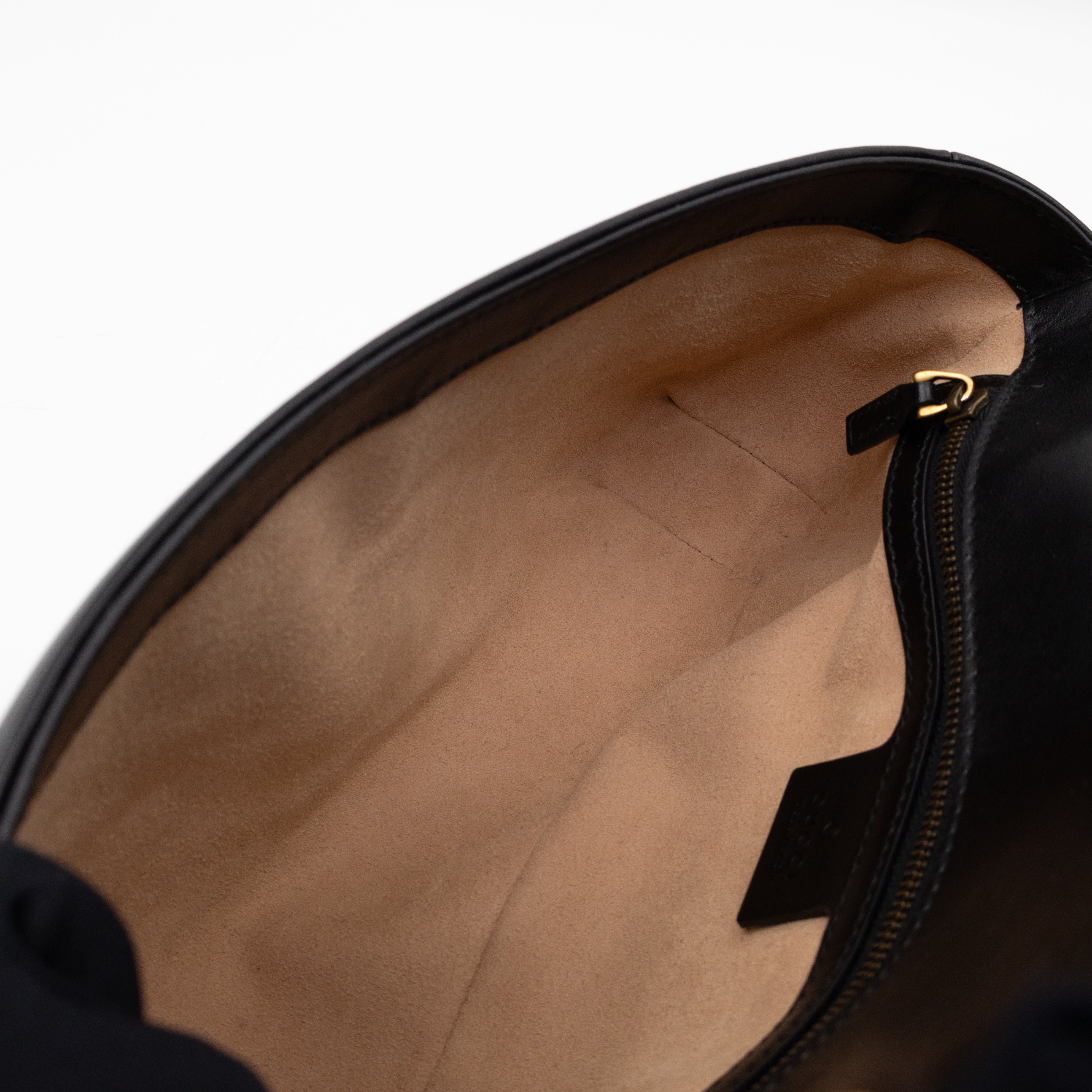 GG Marmont Medium Flap Bag Black Leather