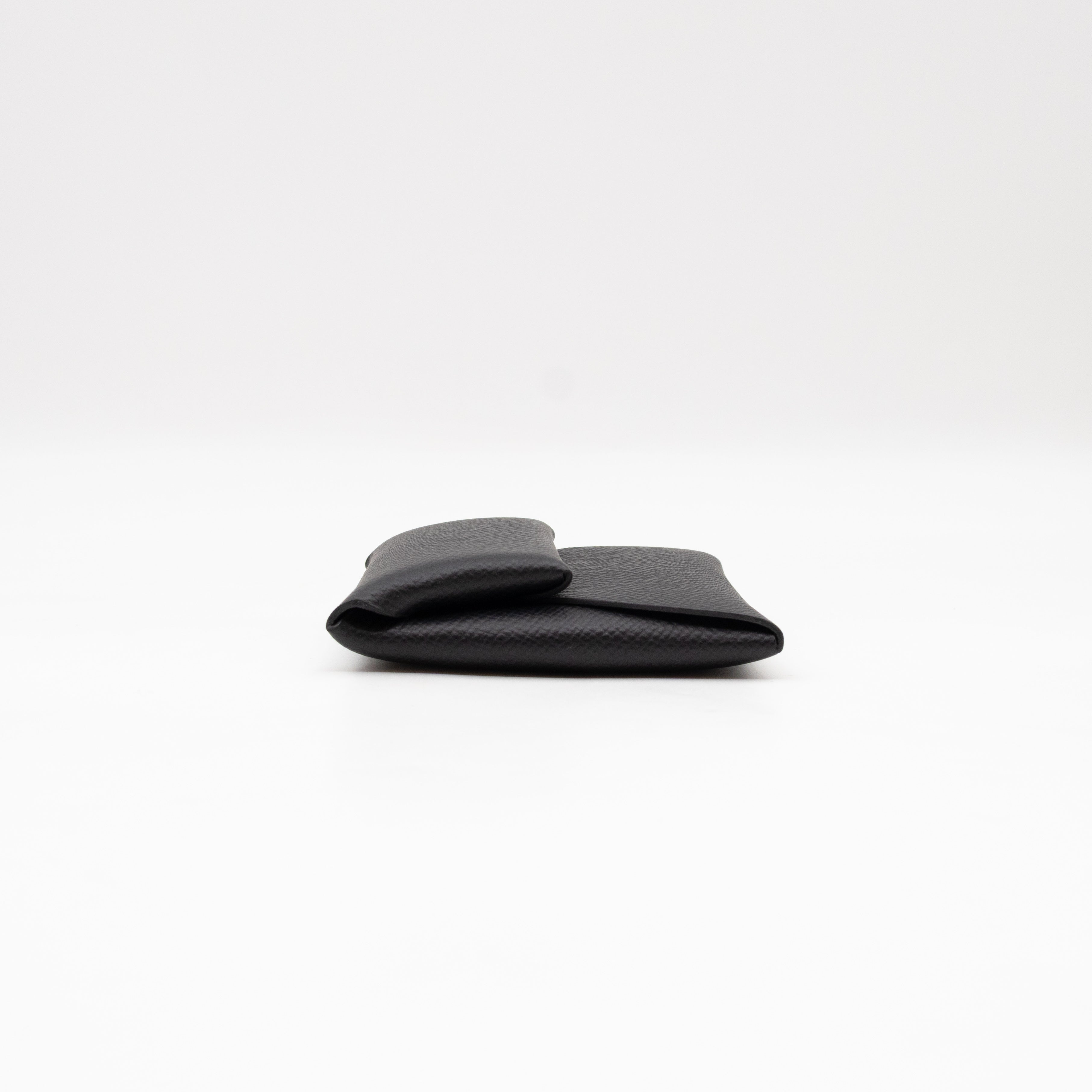 Bastia Coin Purse Black Epsom Leather