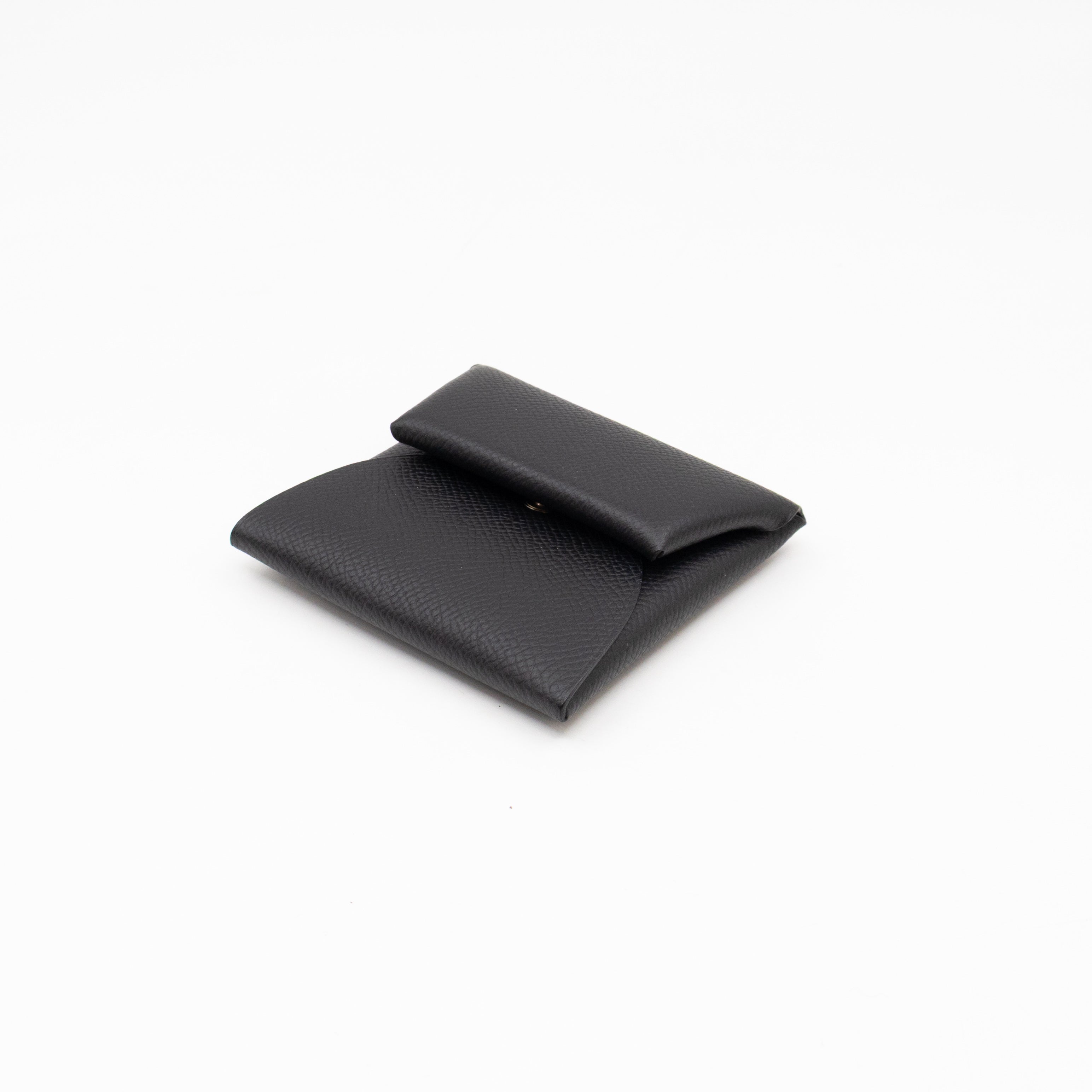 Bastia Coin Purse Black Epsom Leather