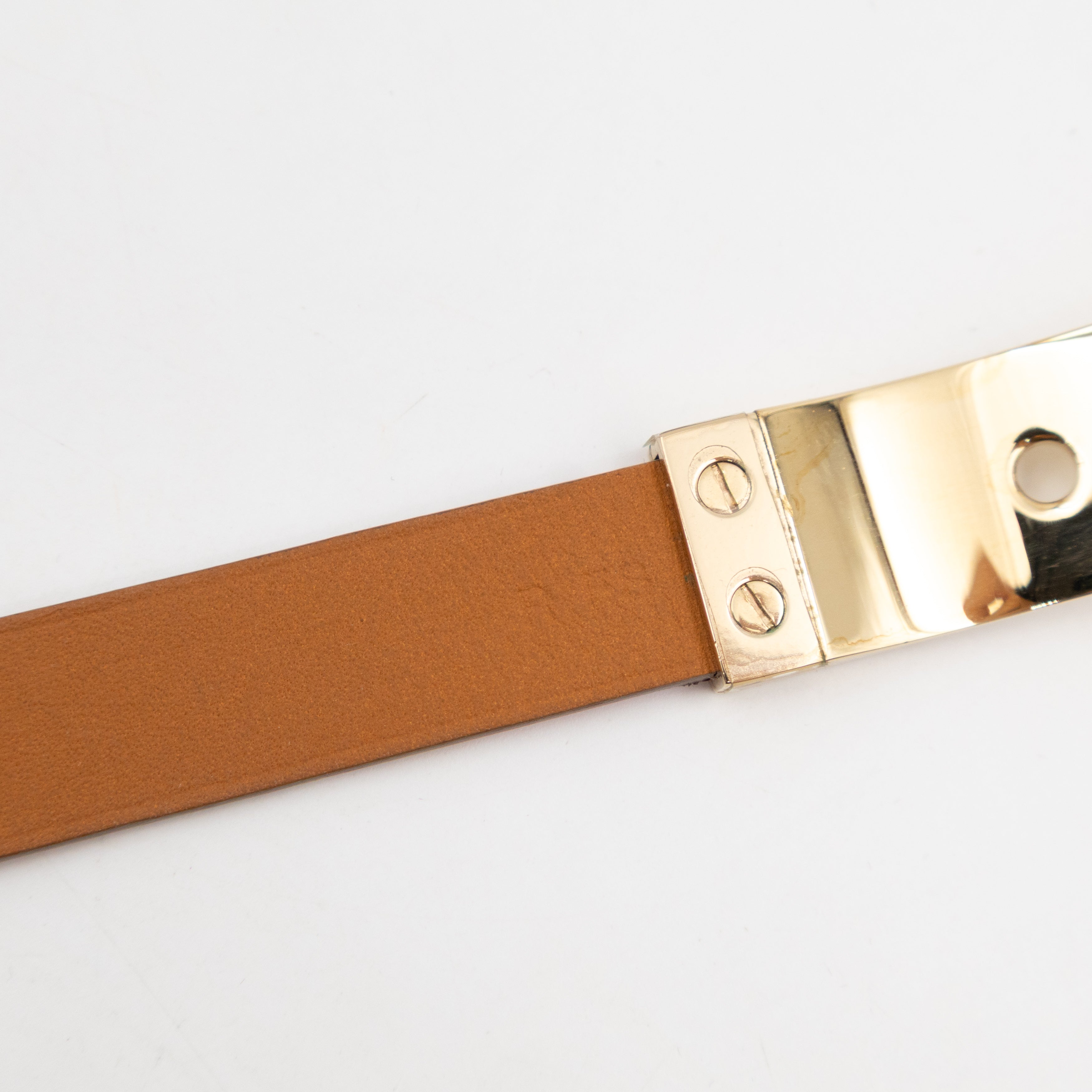 Karla Bracelet Rose Leather Gold