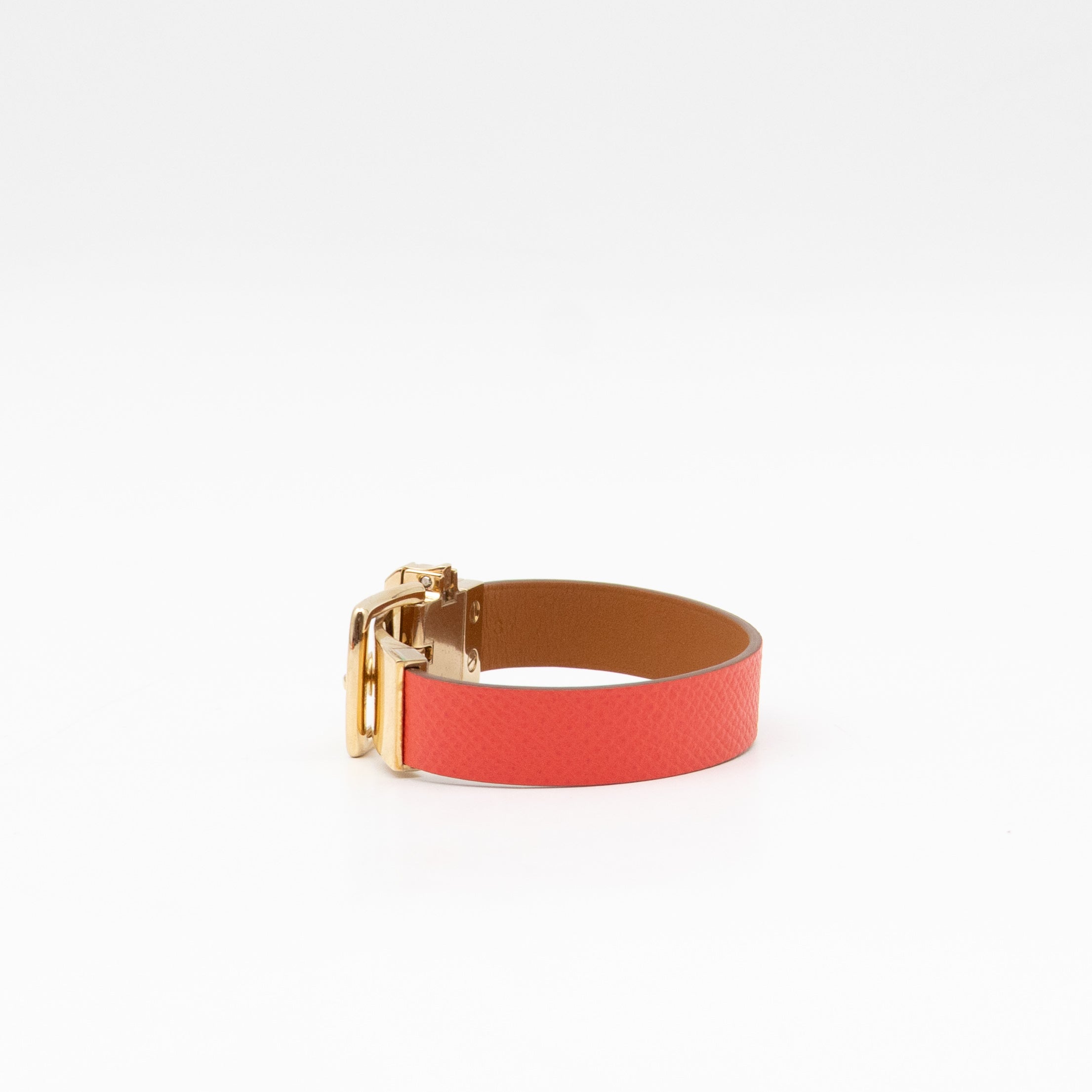 Karla Bracelet Rose Leather Gold
