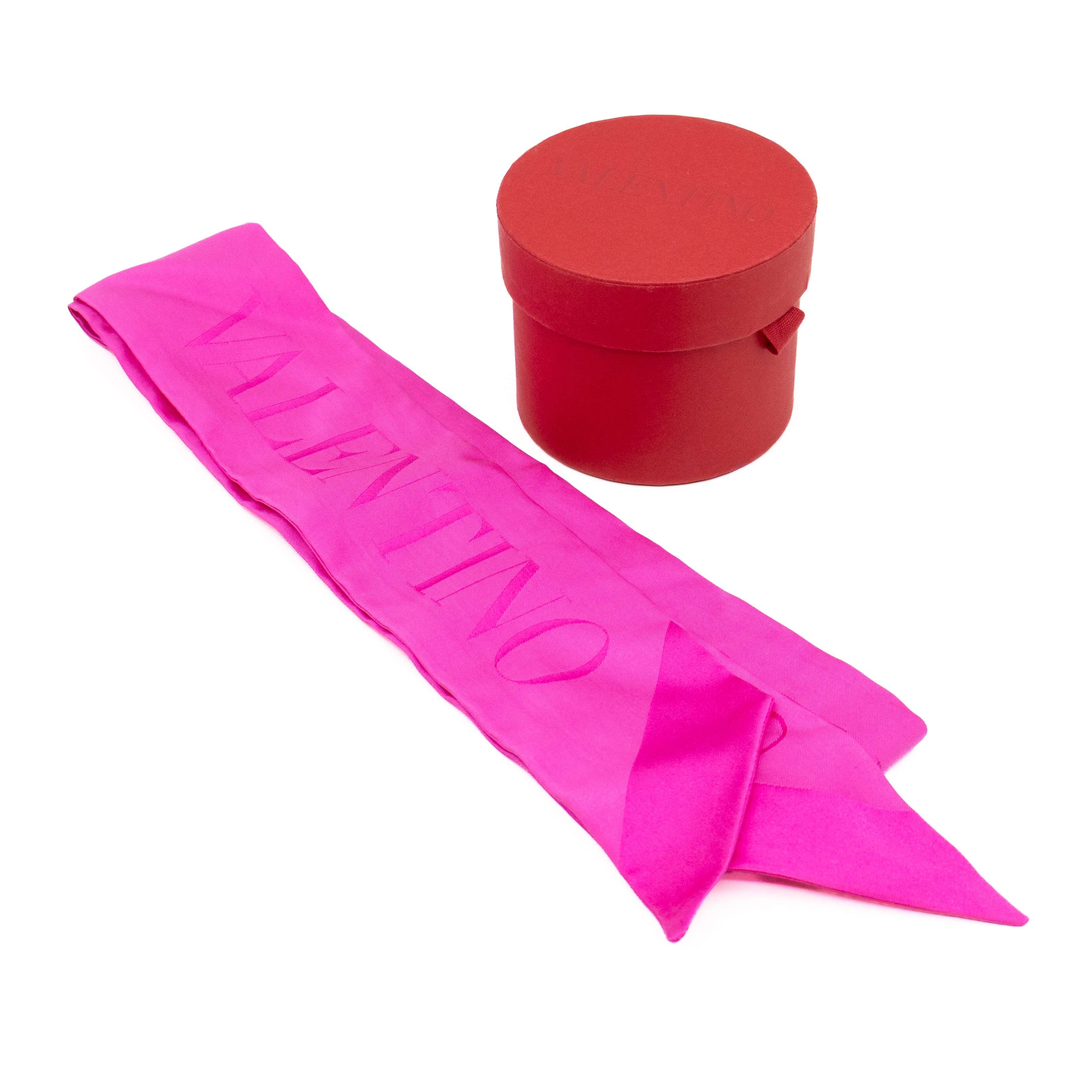 Bandeau Logo Pink Silk