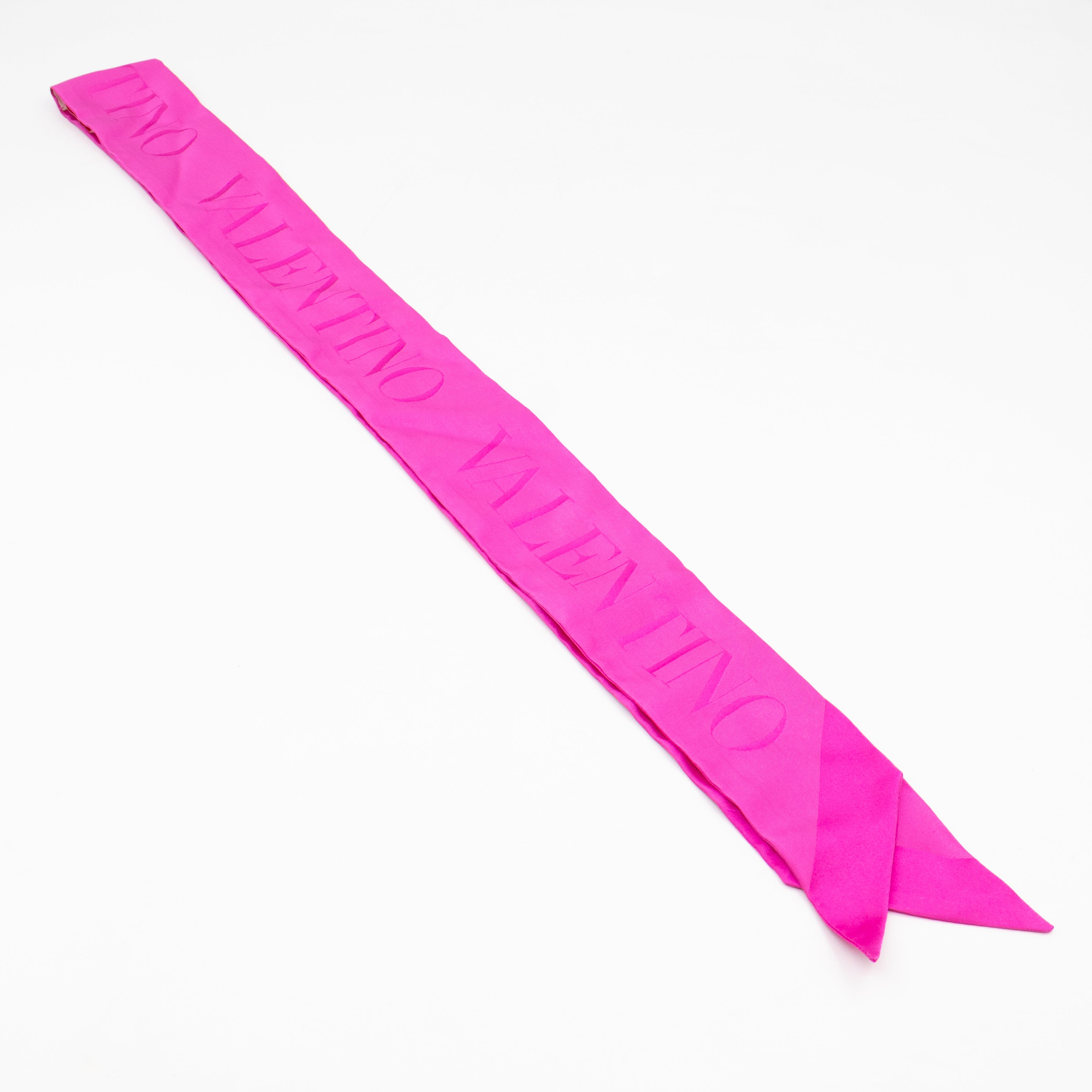 Bandeau Logo Pink Silk