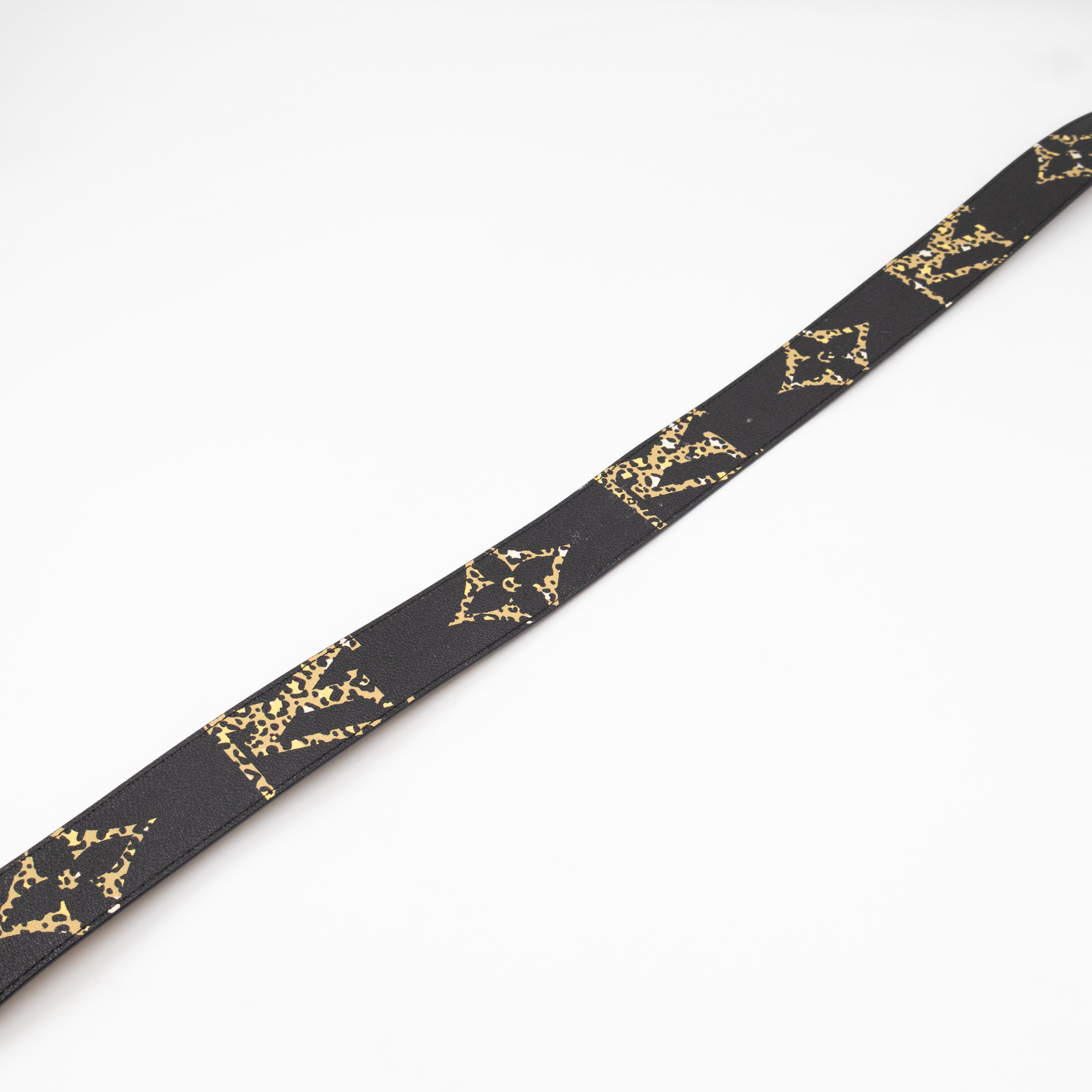 Bandouliere LV Jungle Black Leather