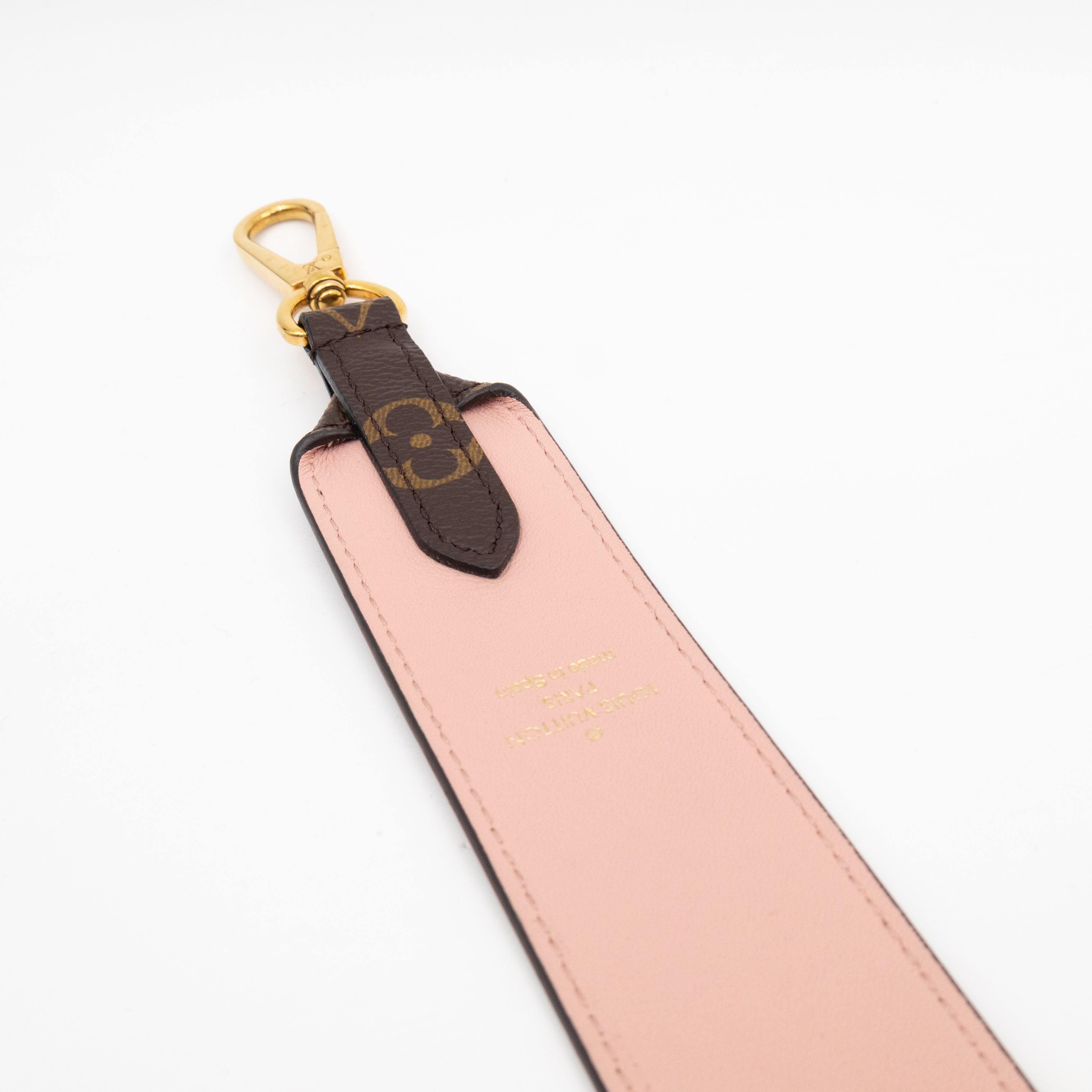 Bandoulière Monogram Rose Ballerine Shoulder Strap
