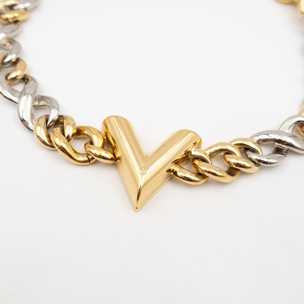 V Necklace Gold