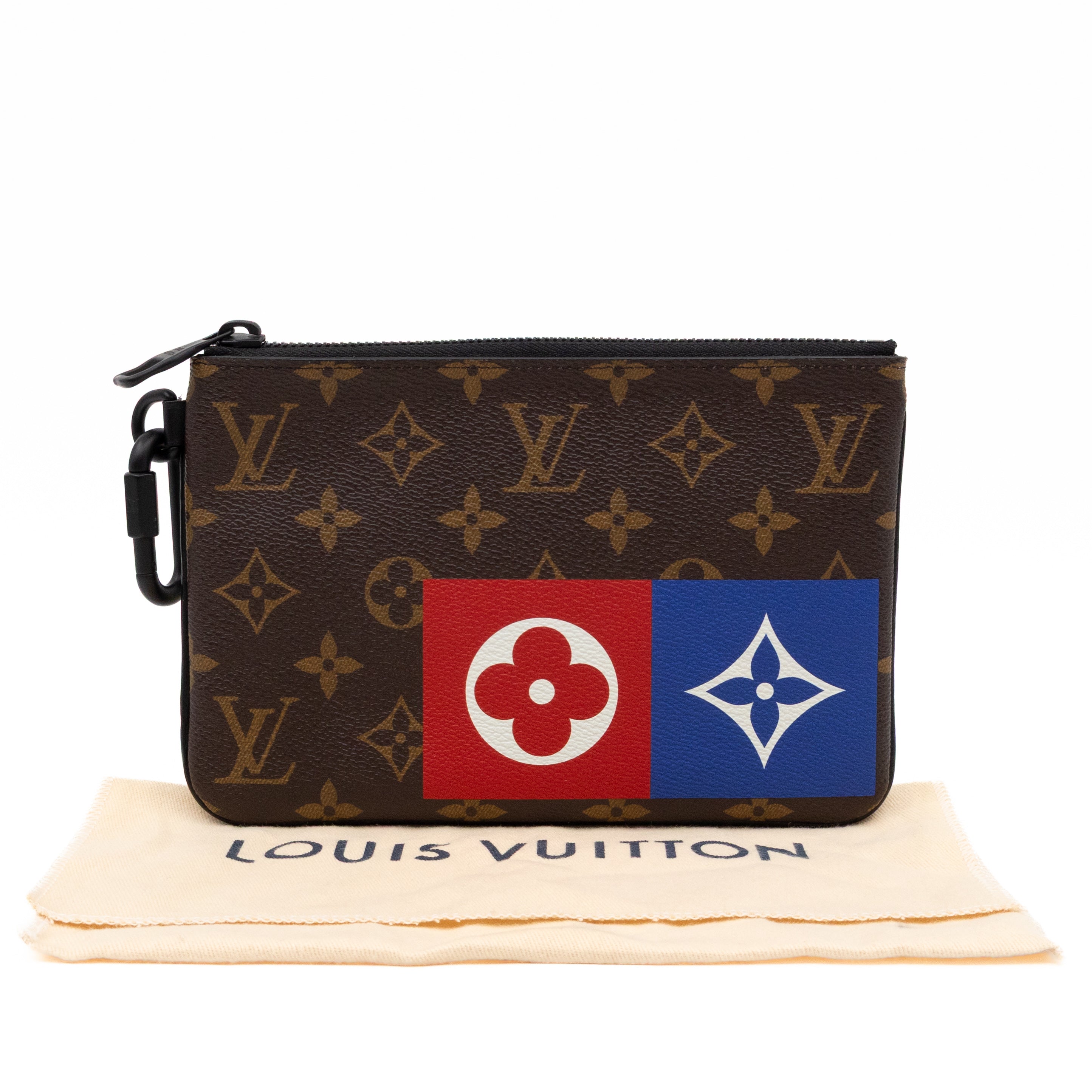 Zipped Pouch MM Monogram Logo Story