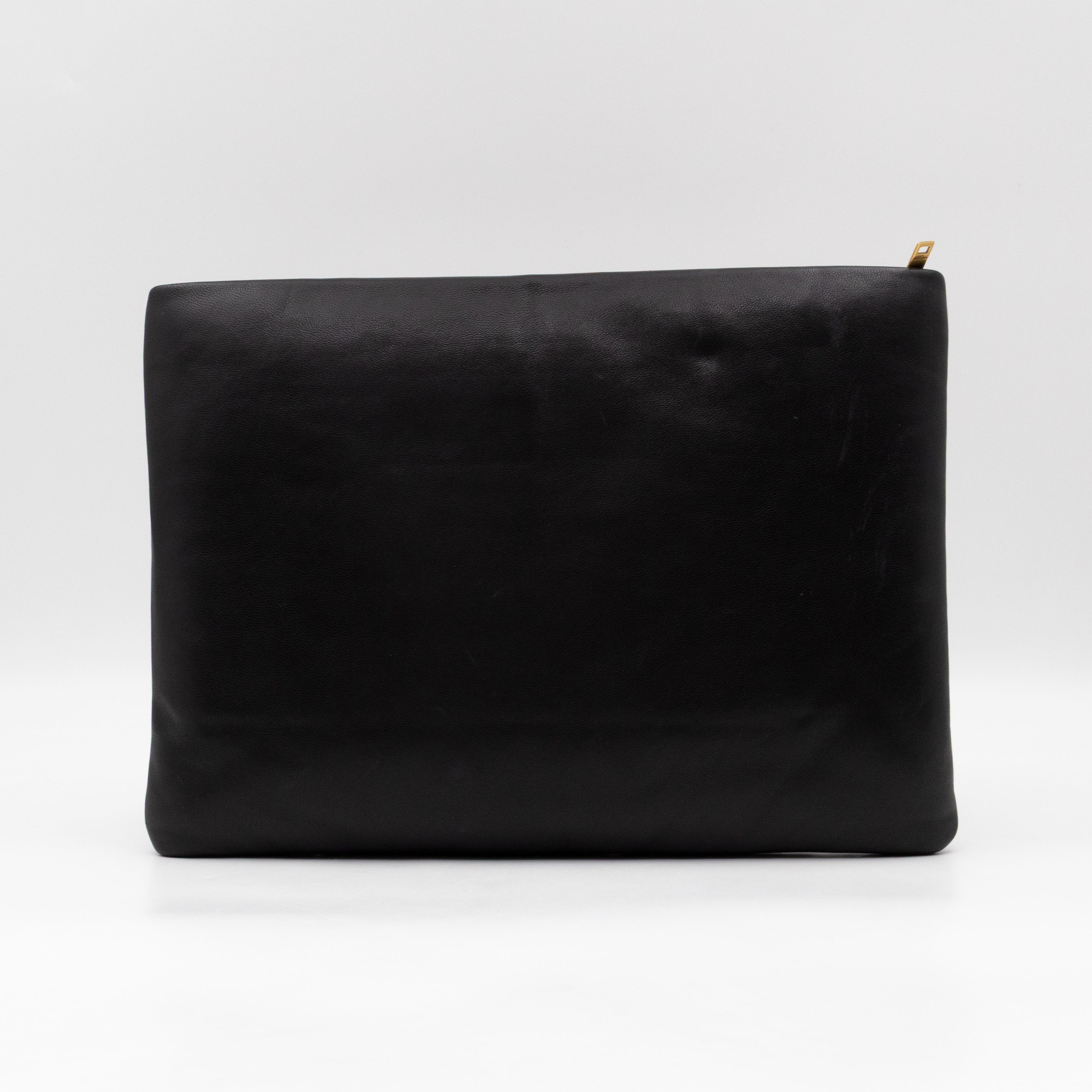 Calypso Pillow Pouch Black Leather