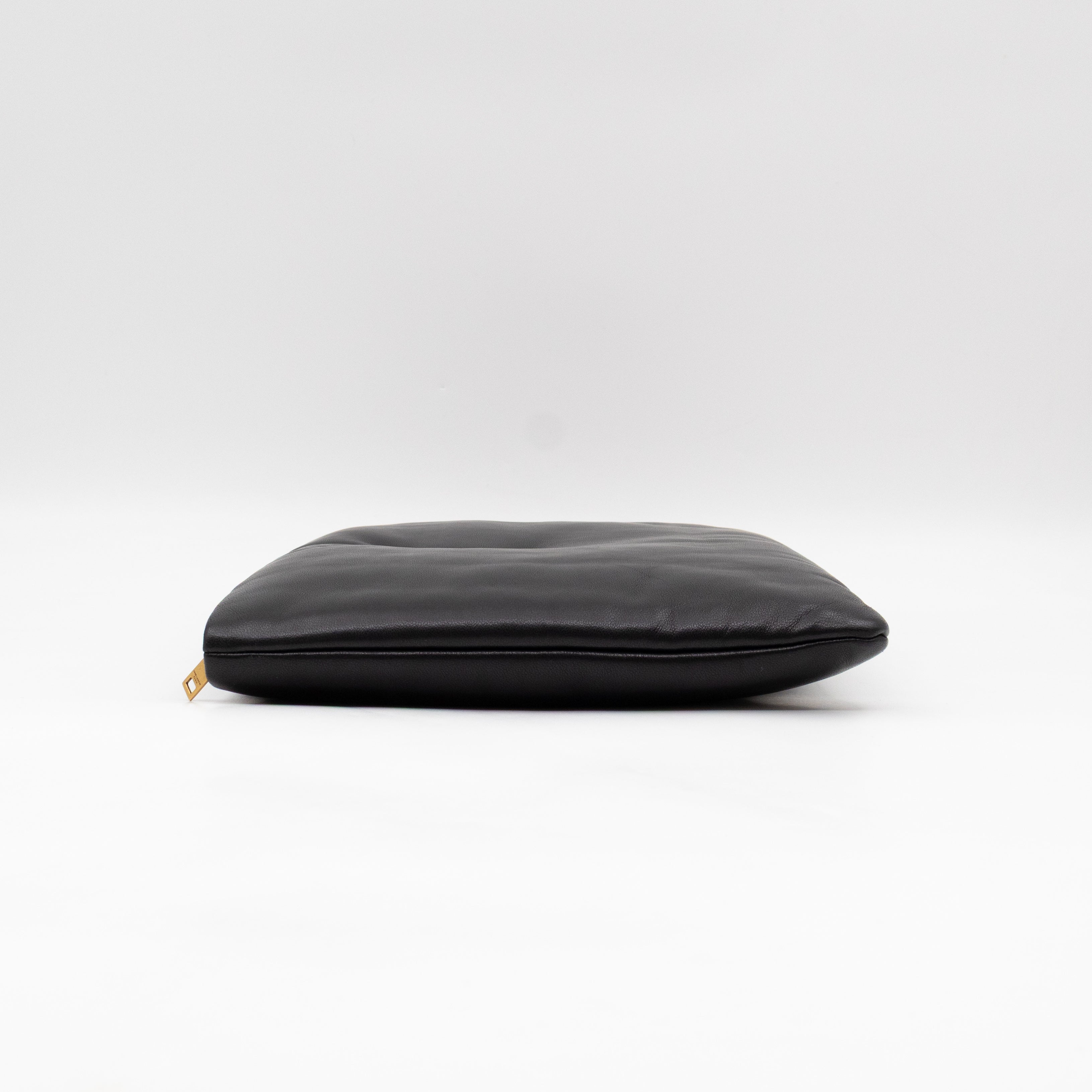 Calypso Pillow Pouch Black Leather
