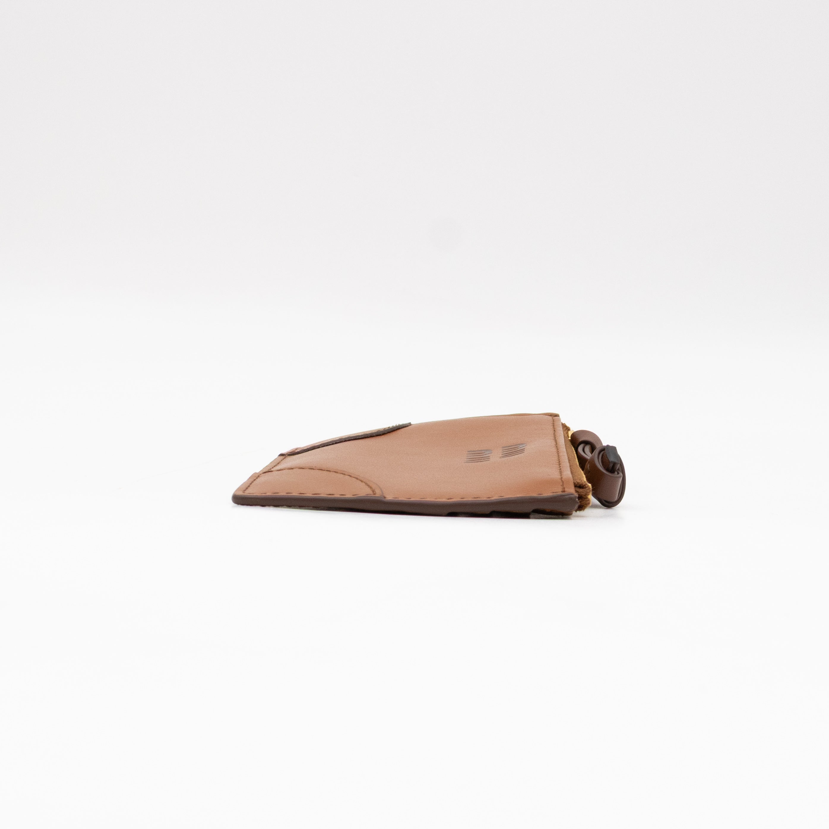 Card Key Holder Cognac Leather