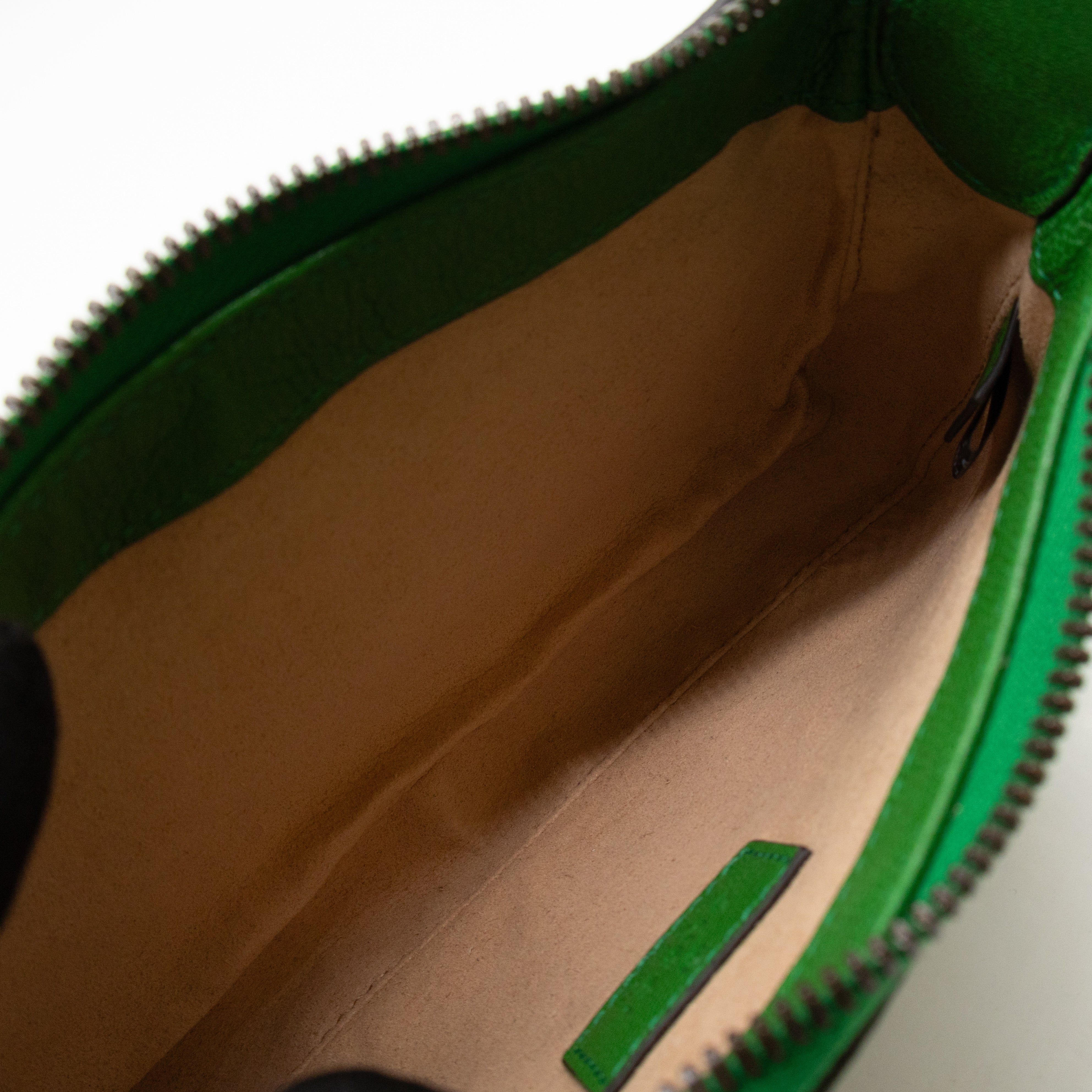 Aphrodite Mini Green Leather