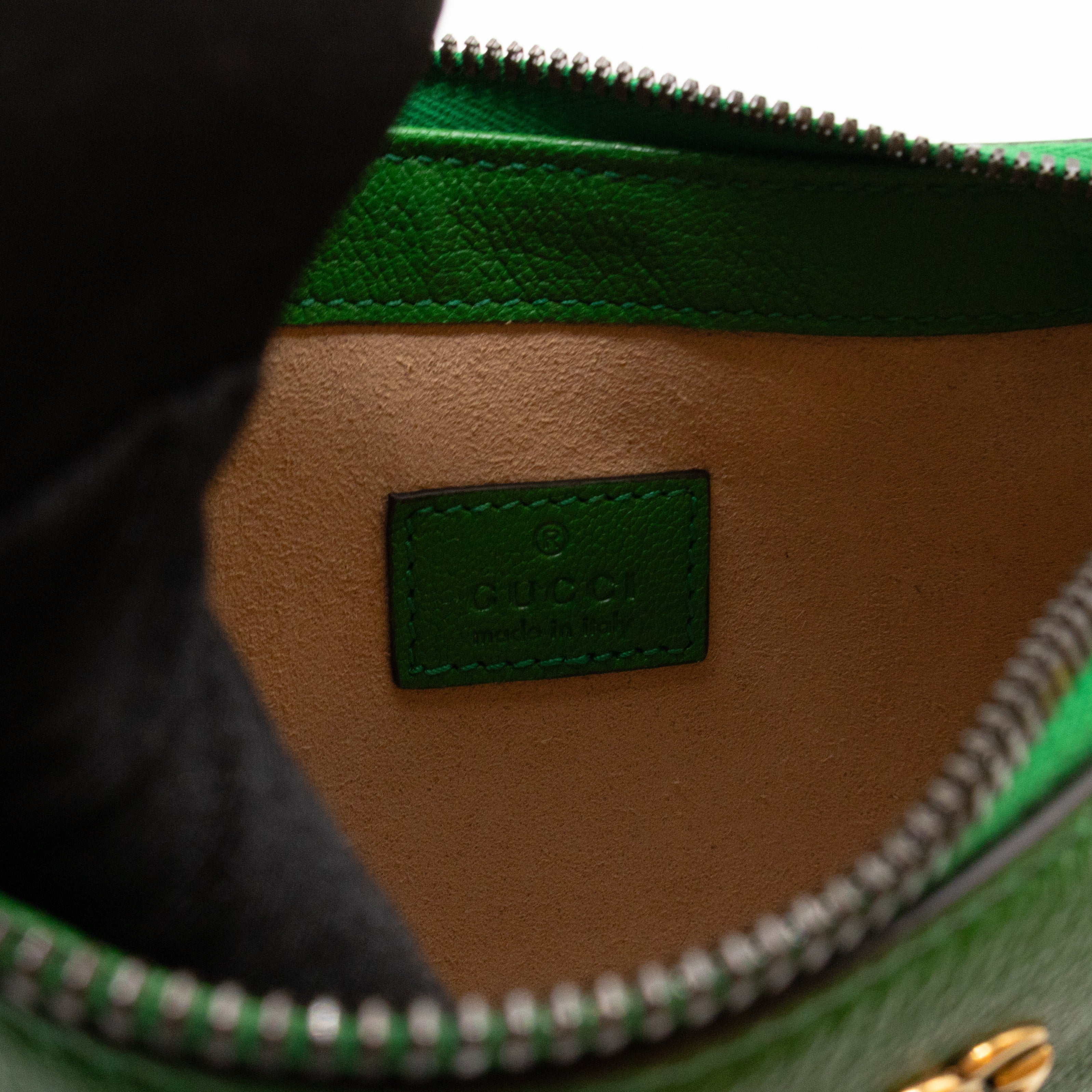 Aphrodite Mini Green Leather