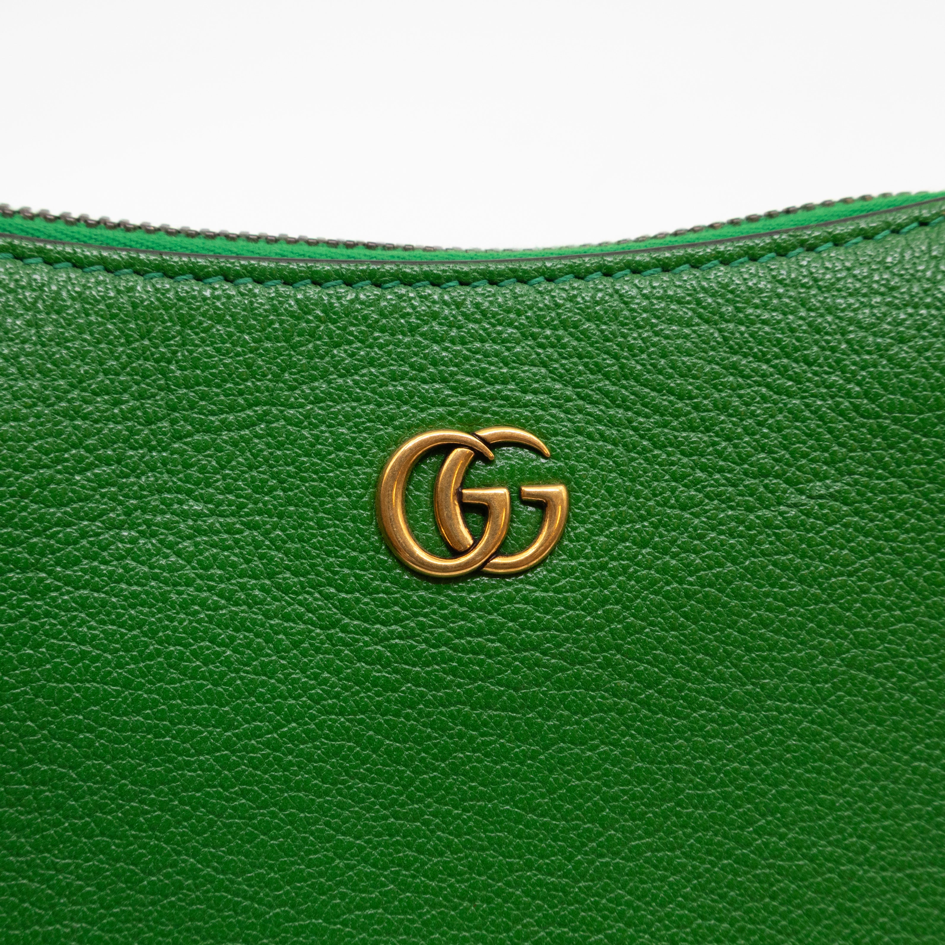 Aphrodite Mini Green Leather