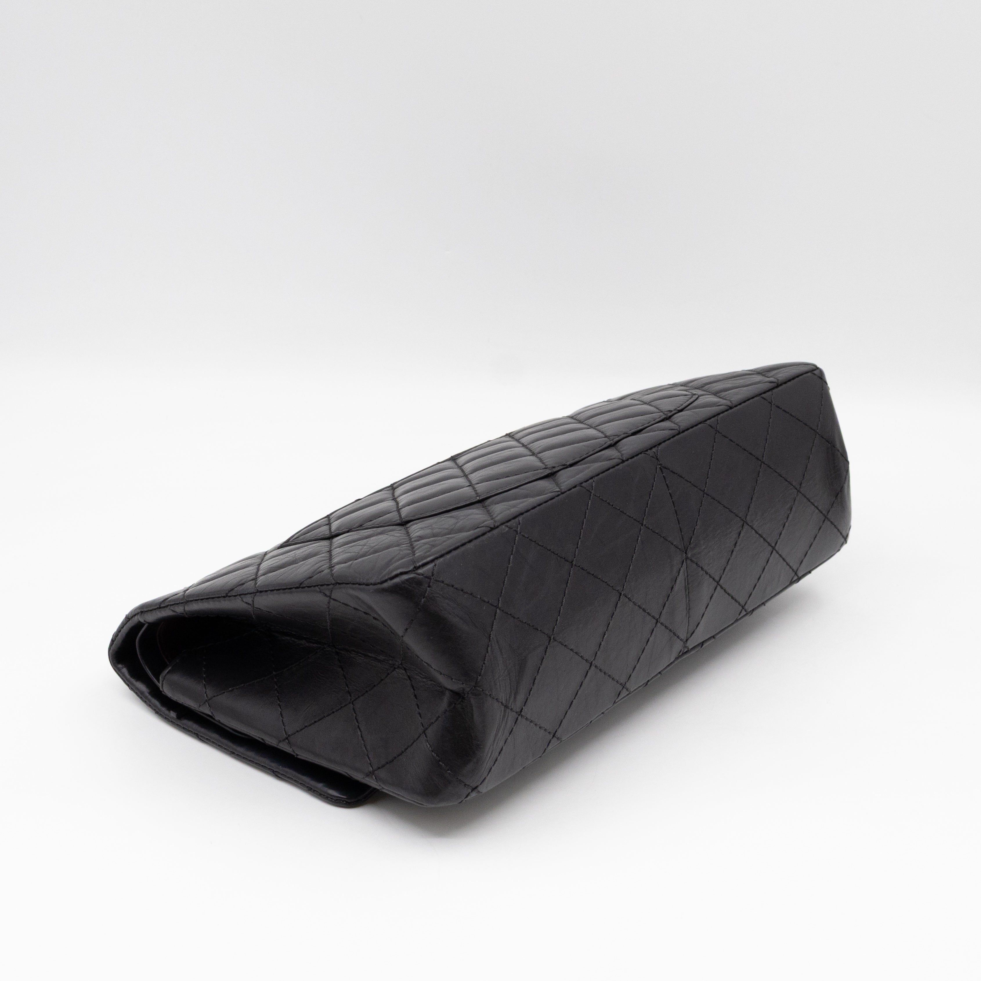 2.55 Reissue 226 Double Flap Bag Black Leather