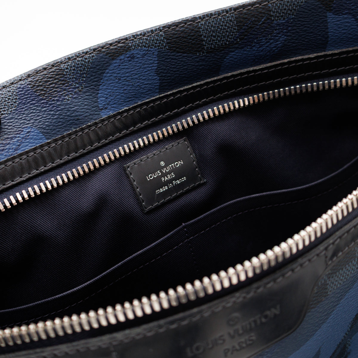 Hunter Messenger Damier Cobalt Camouflage Blue