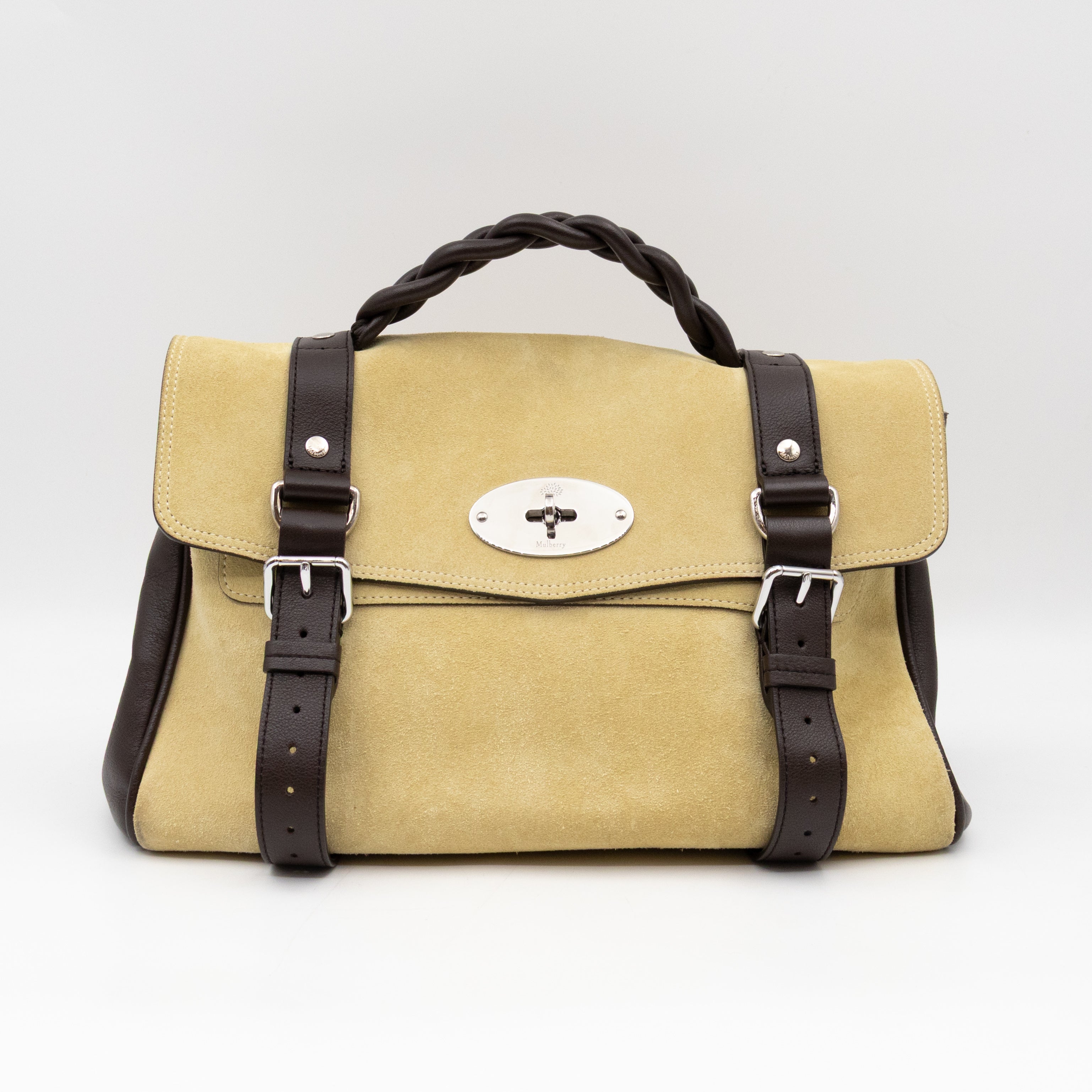 Alexa Top Handle Wild Primrose Suede