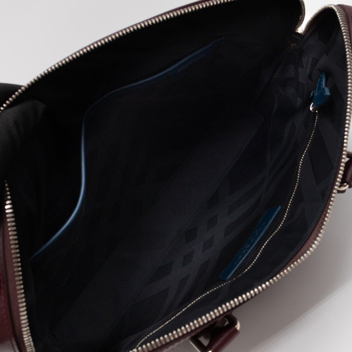 Barrow Briefcase Burgundy Leather
