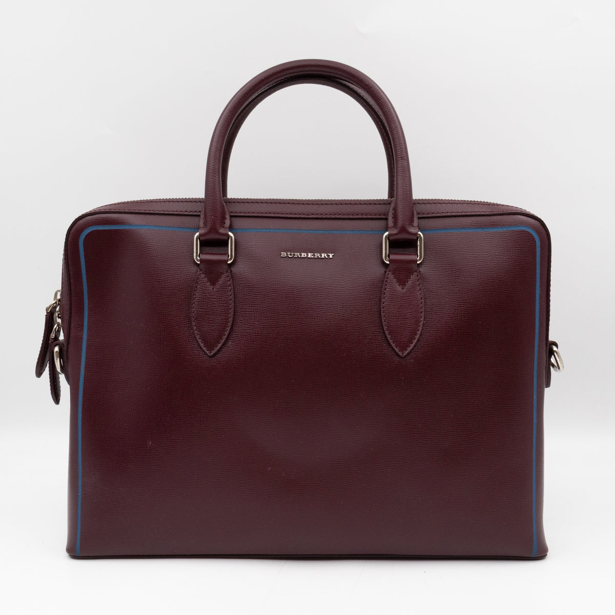 Barrow Briefcase Burgundy Leather