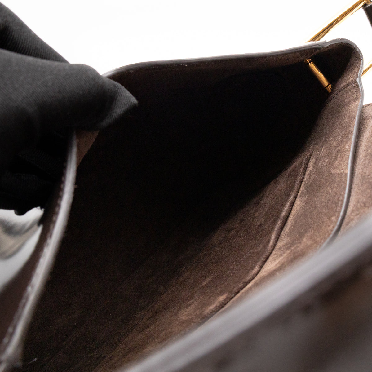 Toyin Shoulder Bag Brown Brushed Leather