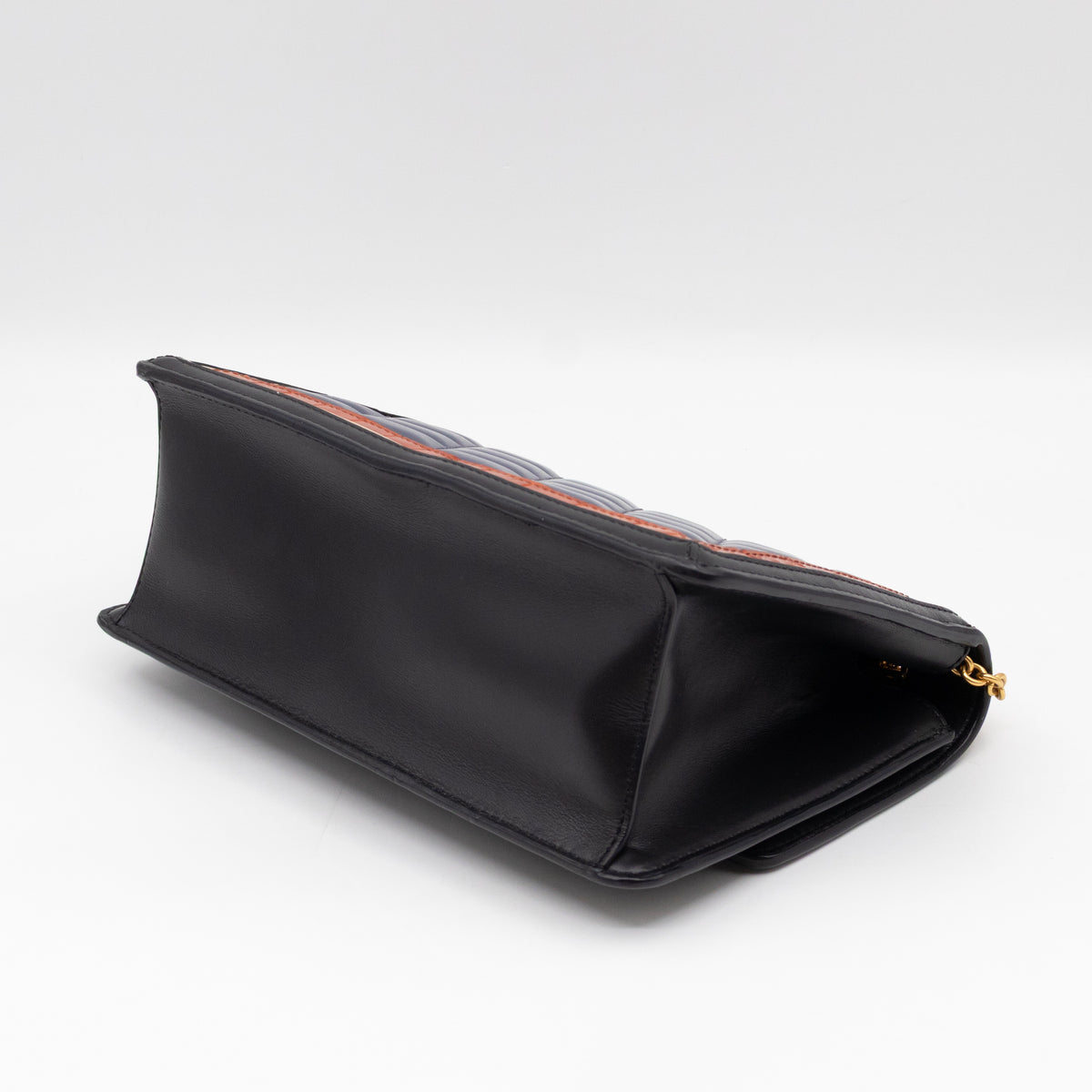 Darley Shoulder Bag Black & Elephant Grey Leather