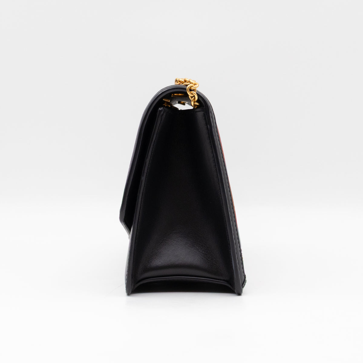 Darley Shoulder Bag Black & Elephant Grey Leather
