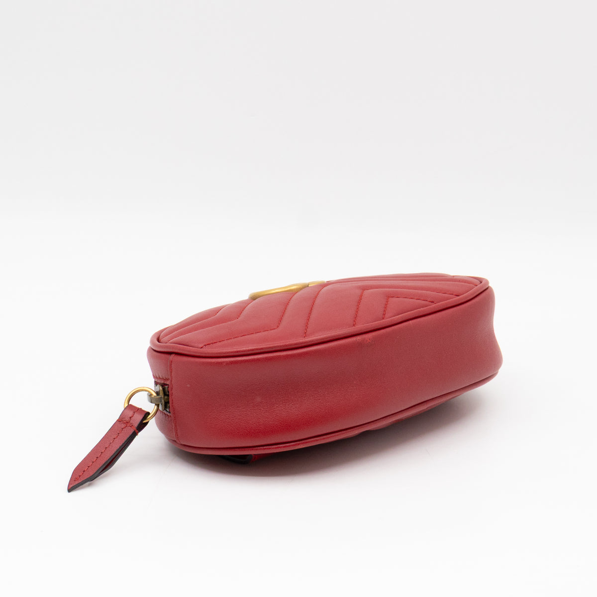 GG Marmont Matelasse Belt Bag Red