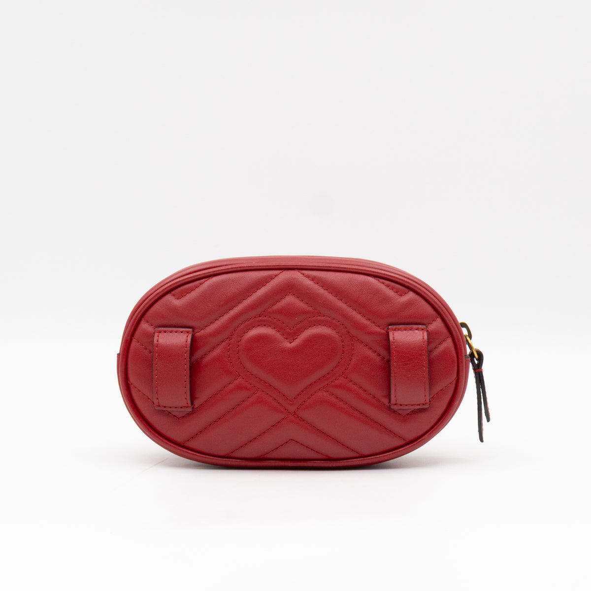 GG Marmont Matelasse Belt Bag Red