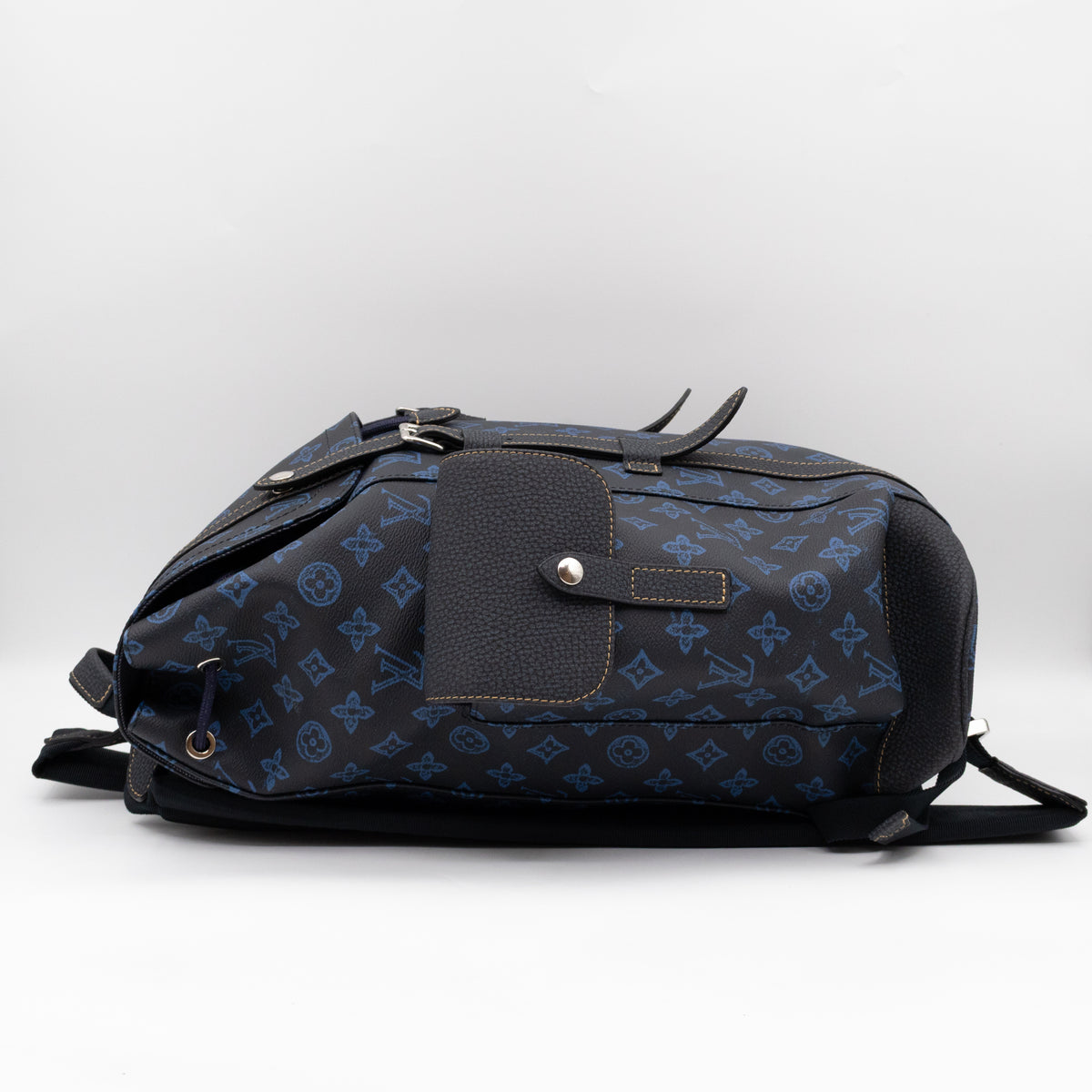 Christopher MM Backpack Monogram LV Record Blue