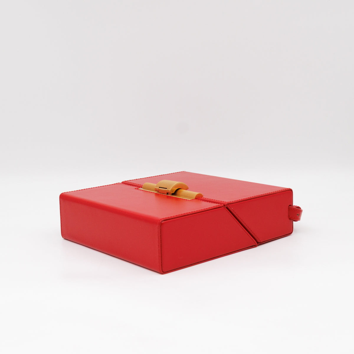 Daisey Crossbody Bag Red Calfskin Leather
