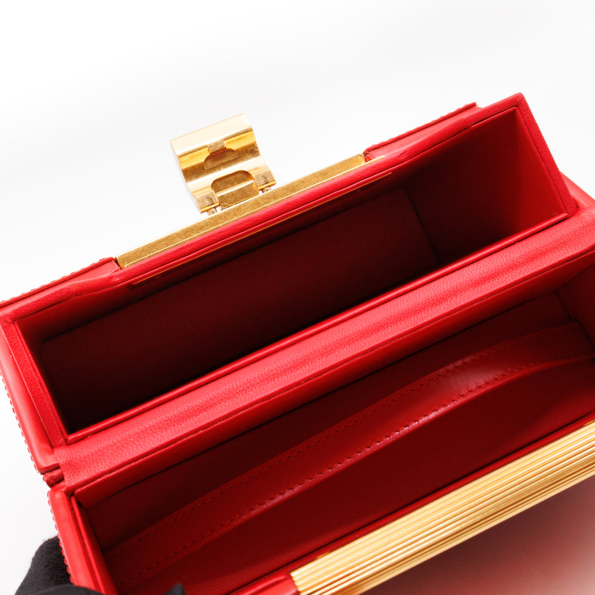 Daisey Crossbody Bag Red Calfskin Leather