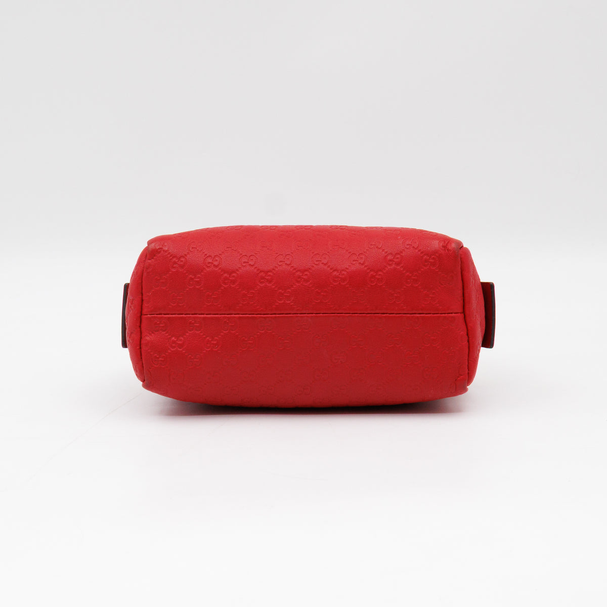 Cosmetic Pouch Red Guccissima Leather
