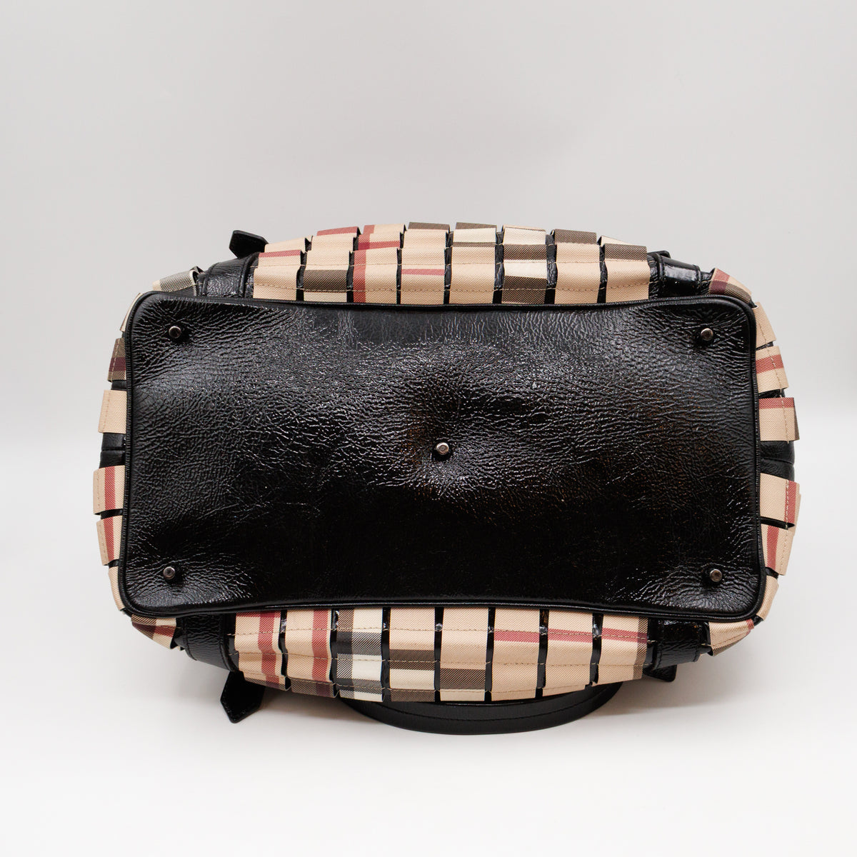 Lowry Ruffled Tote Bag Supernova Check