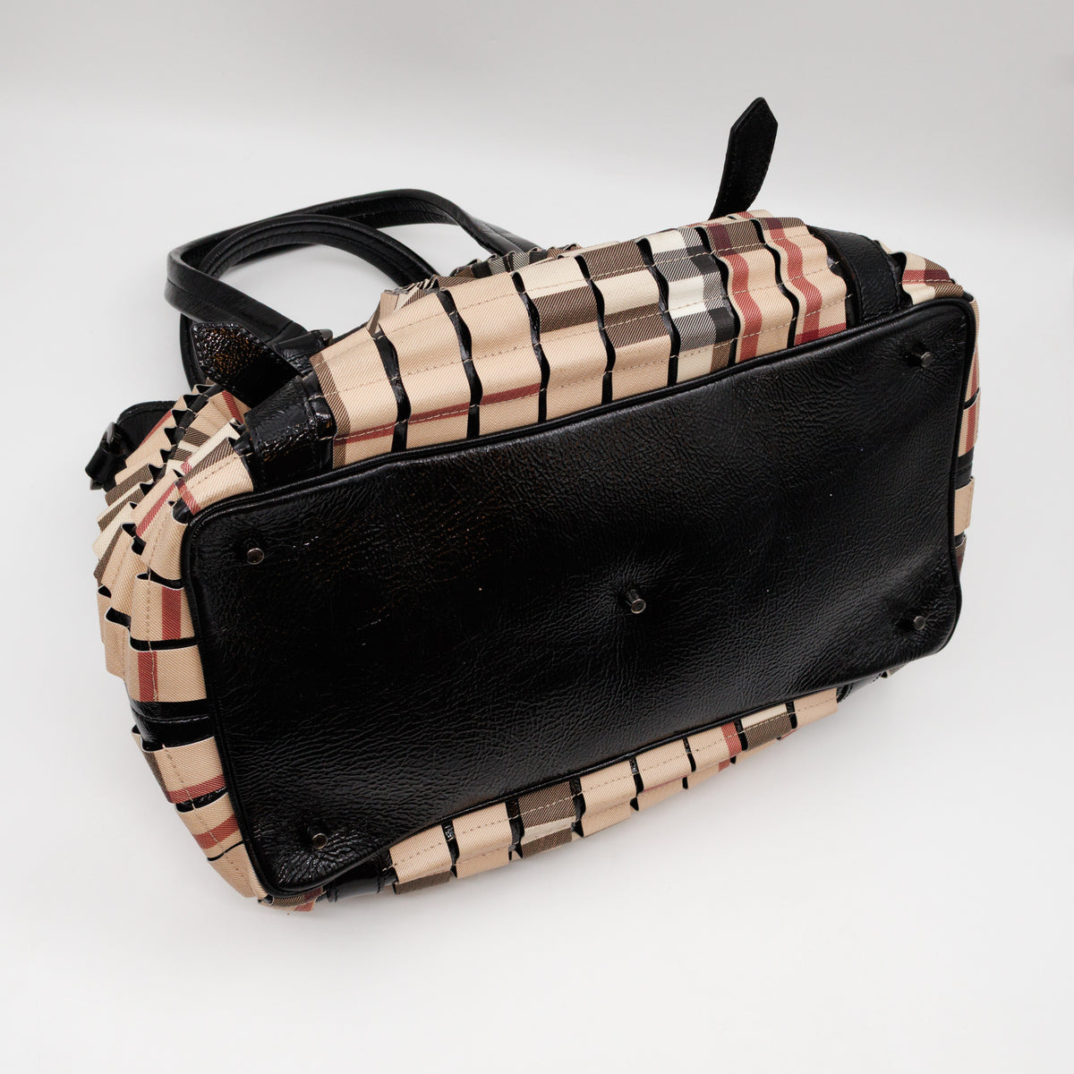 Lowry Ruffled Tote Bag Supernova Check