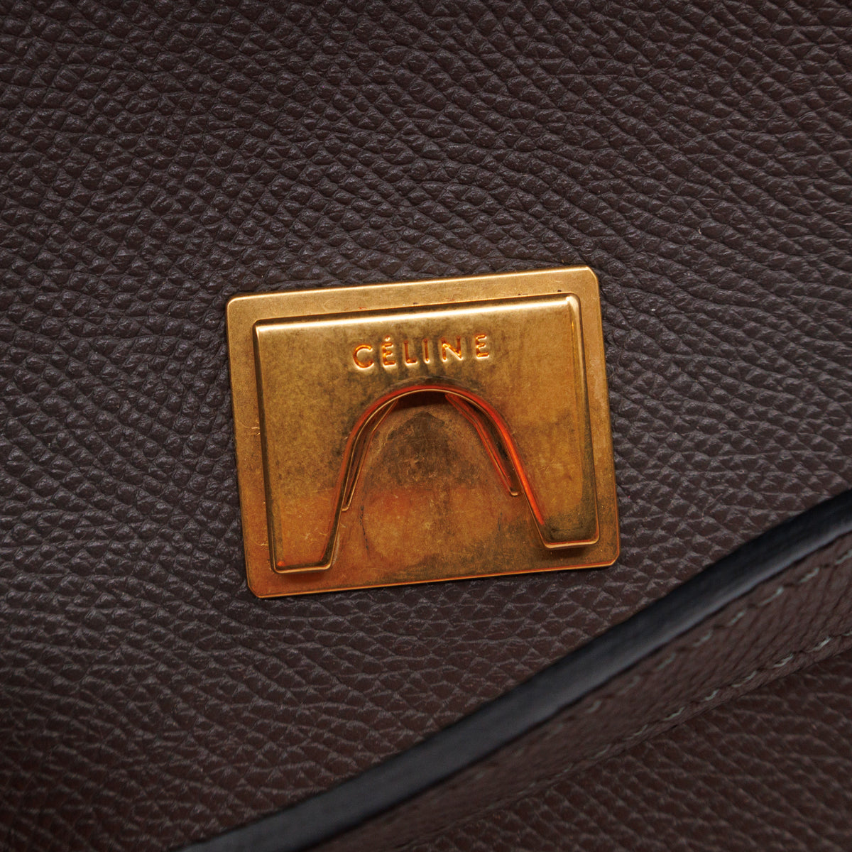 Micro Belt Bag Grey Grained Leather