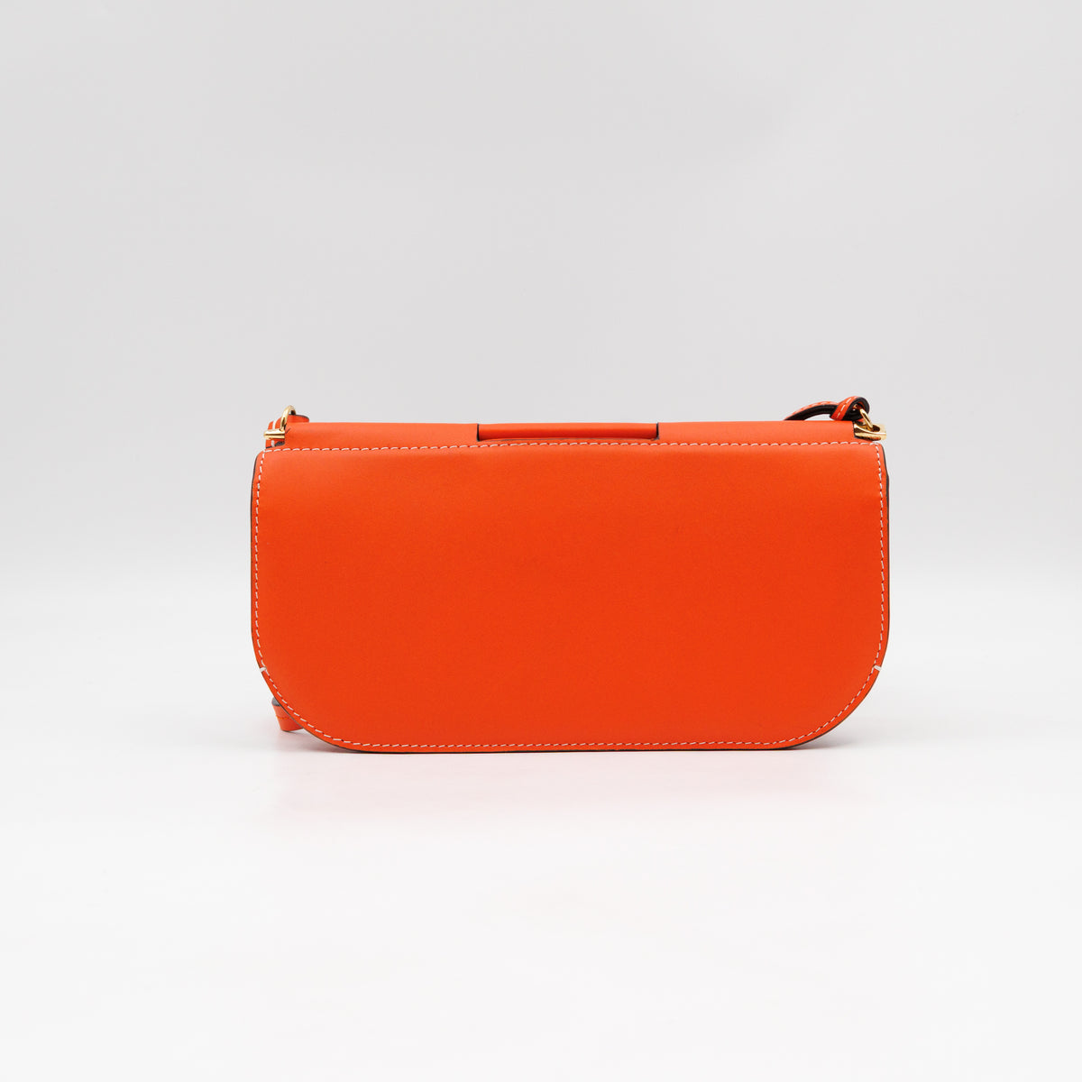 Gate Pochette Orange Calfskin Leather
