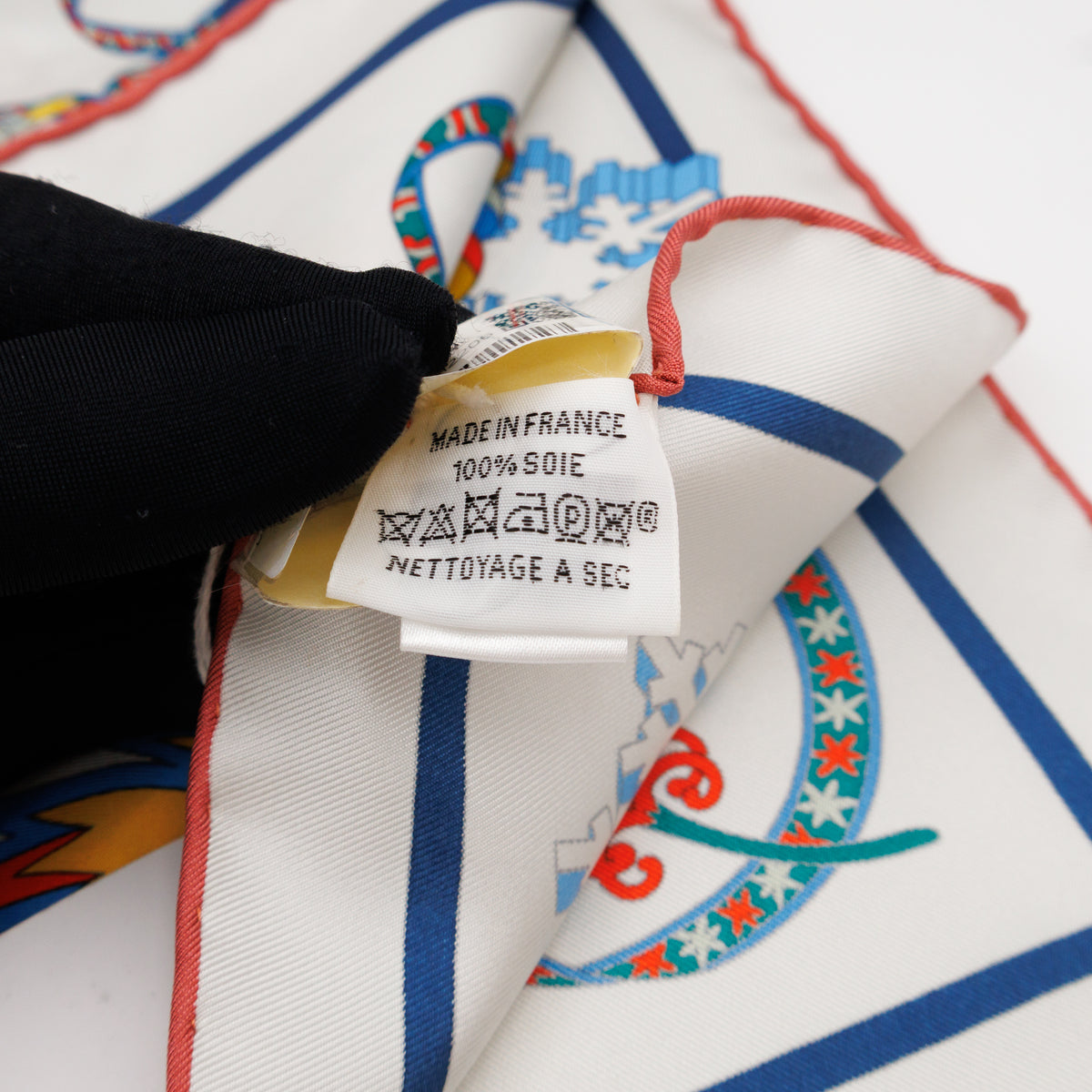 Silk Scarf 90 Le Sacre Des Saisons White