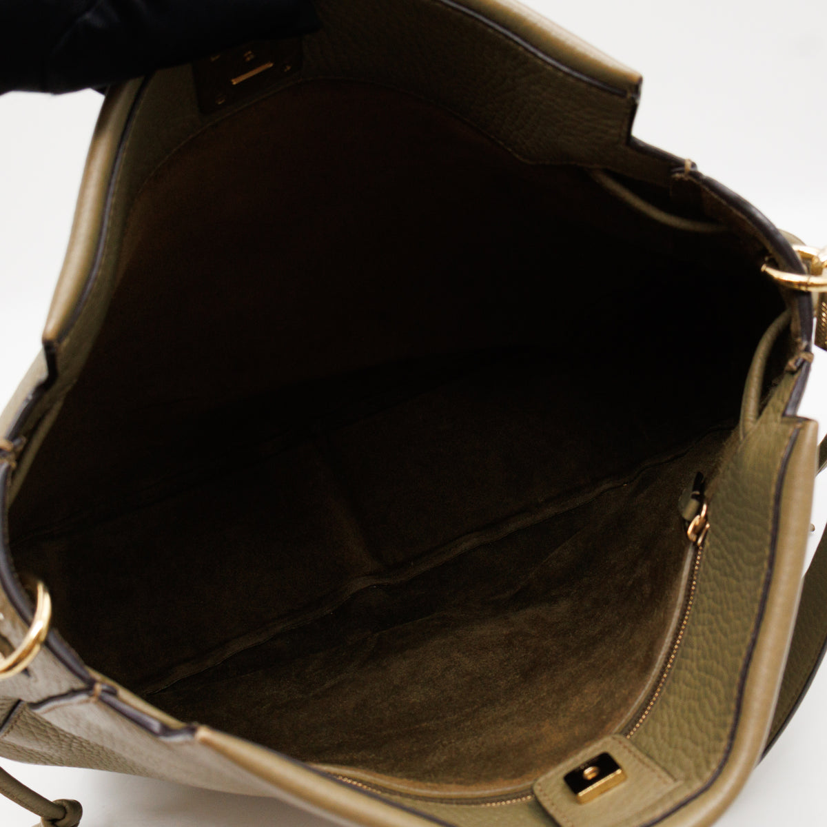 Iris Hobo Bag Summer Khaki Leather