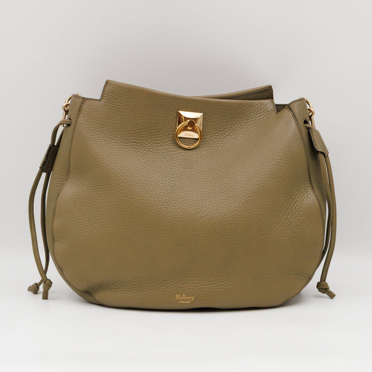 Iris Hobo Bag Summer Khaki Leather