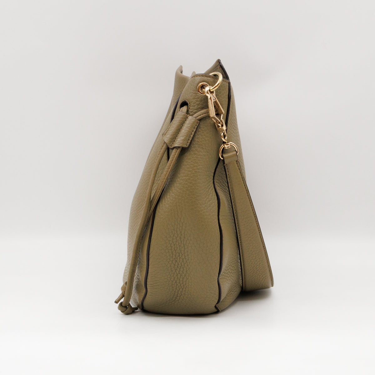 Iris Hobo Bag Summer Khaki Leather