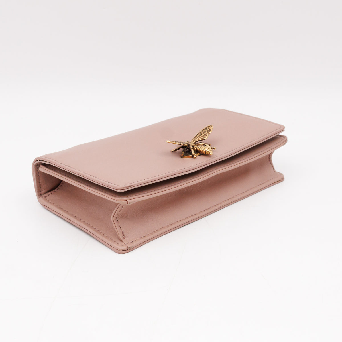 Abeille Pouch Powder Pink Leather
