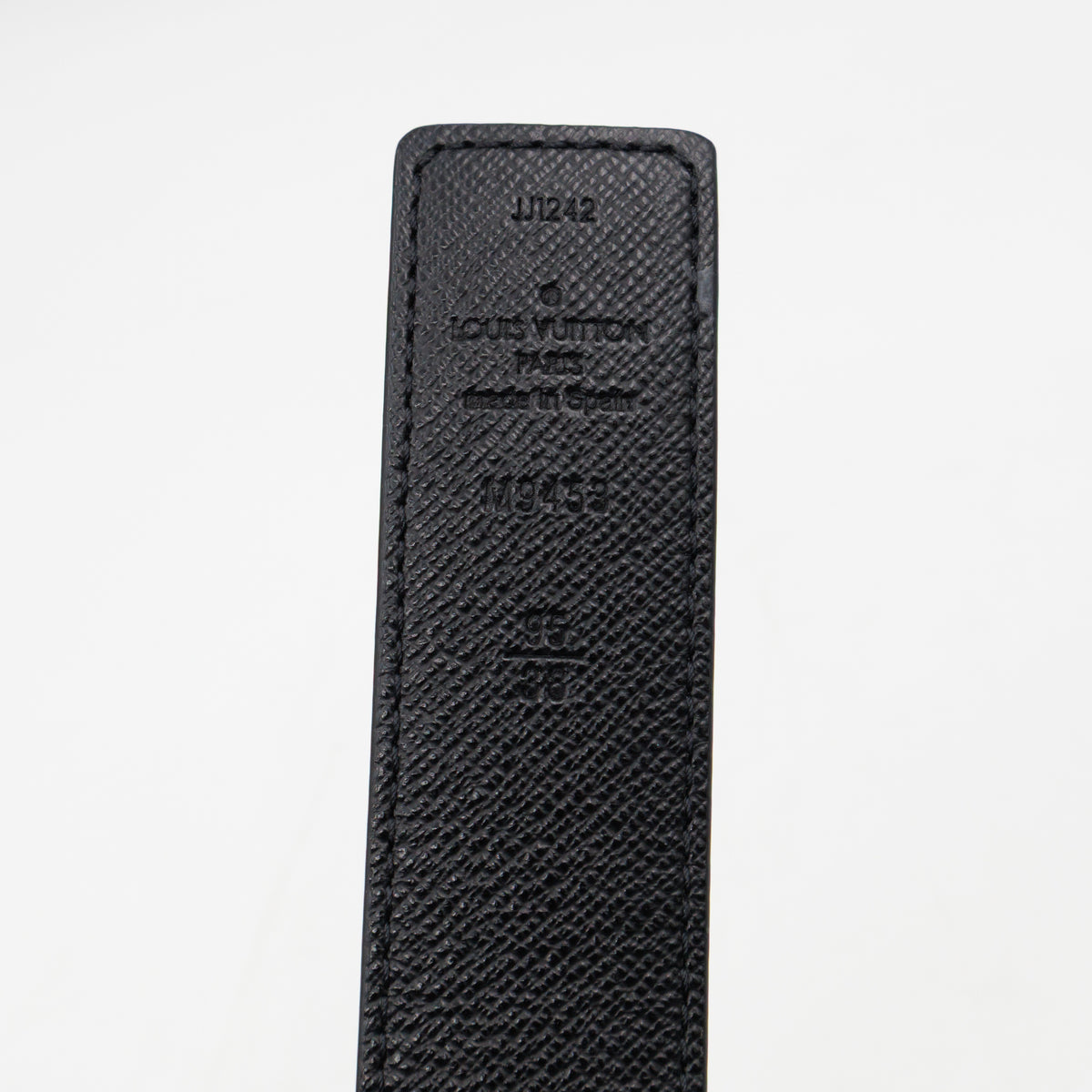 Initials Reversible Belt Monogram Black 95 cm